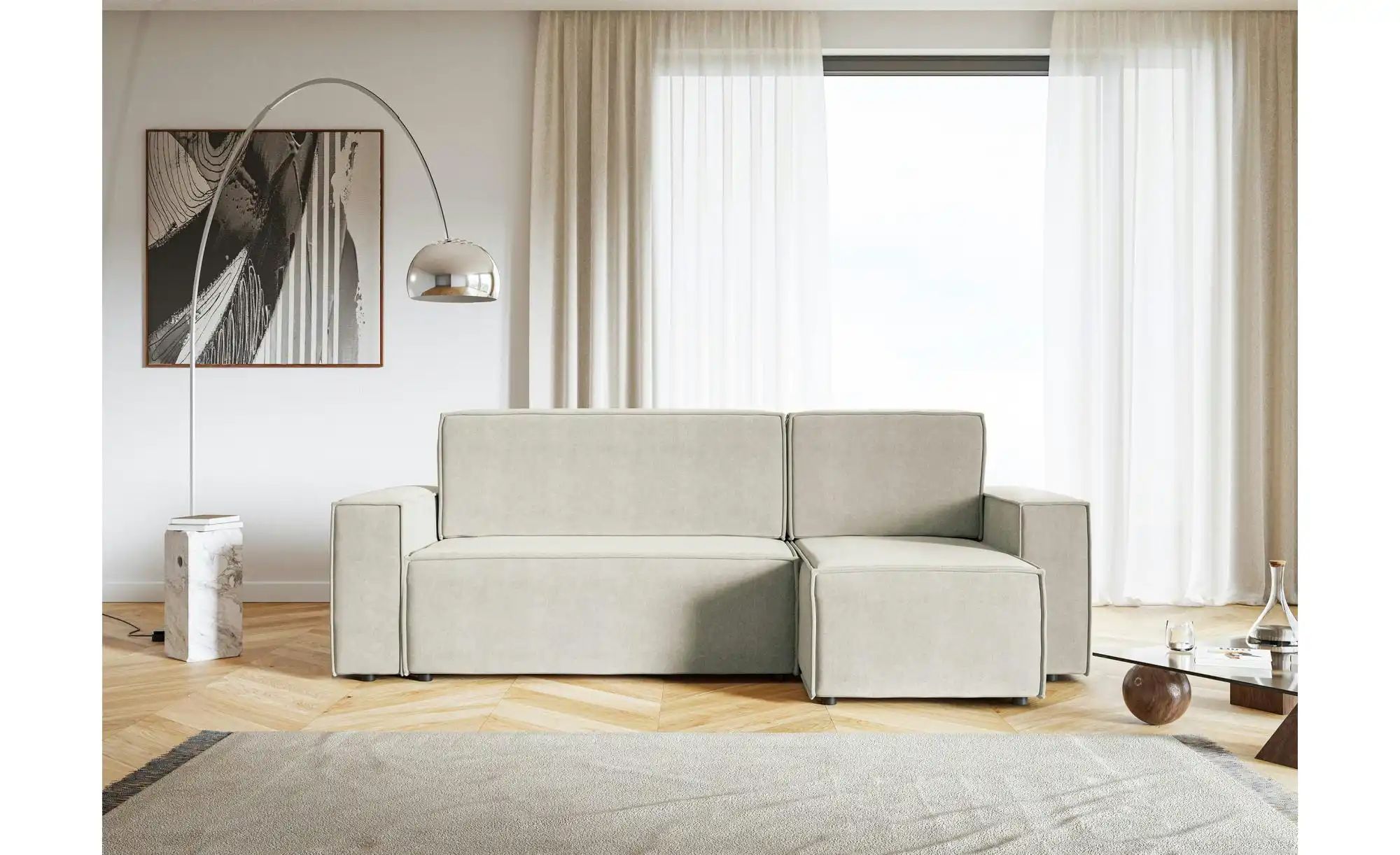 Thumbnail - Selsey Ecksofa mit Schlaffunktion Copertino ¦ beige ¦ Maße (cm): B: 259 H: 84 Polstermöbel > Sofas > 3-Sitzer - Höffner