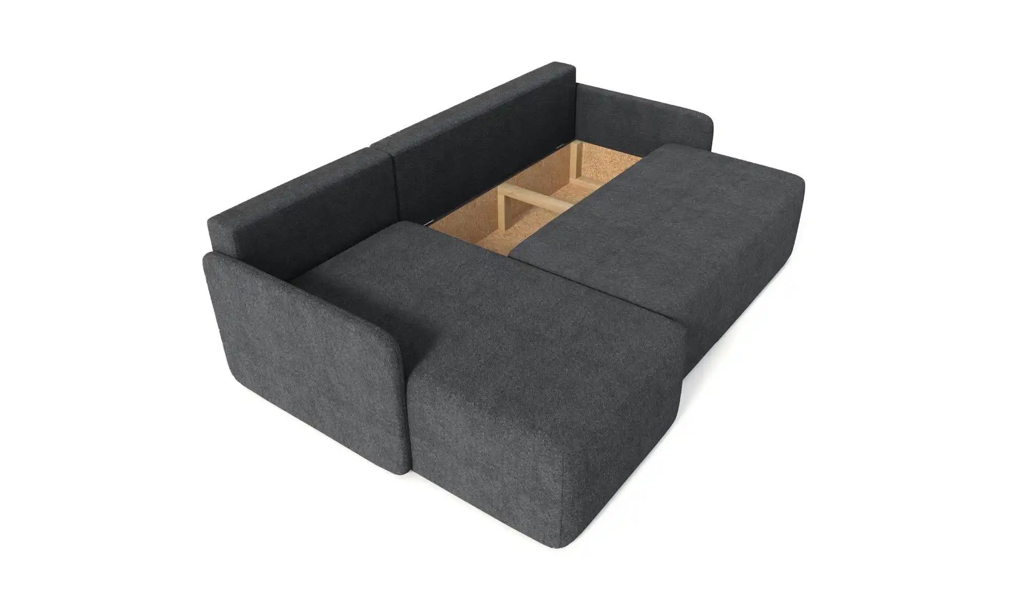 Thumbnail - Selsey Ecksofa mit Schlaffunktion Bloom ¦ schwarz ¦ Maße (cm): B: 212 H: 92 Polstermöbel > Sofas > 3-Sitzer - Höffner