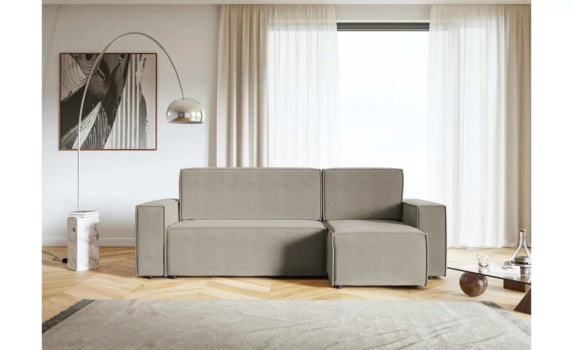 Selsey Ecksofa mit Schlaffunktion Copertino ¦ beige ¦ Maße (cm): B: 259 H: günstig online kaufen