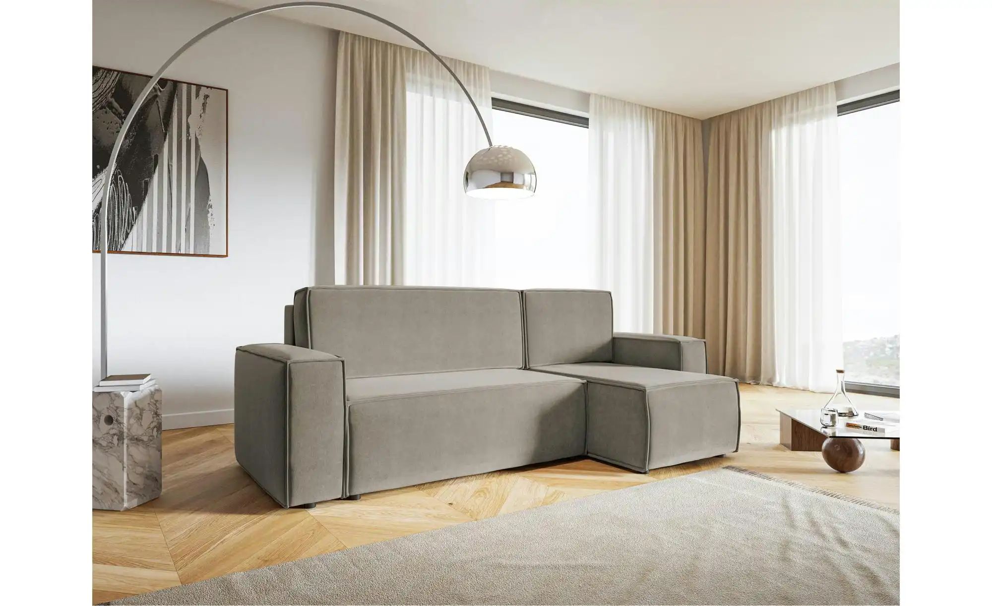 Thumbnail - Selsey Ecksofa mit Schlaffunktion Copertino ¦ beige ¦ Maße (cm): B: 259 H: 84 Polstermöbel > Sofas > 3-Sitzer - Höffner