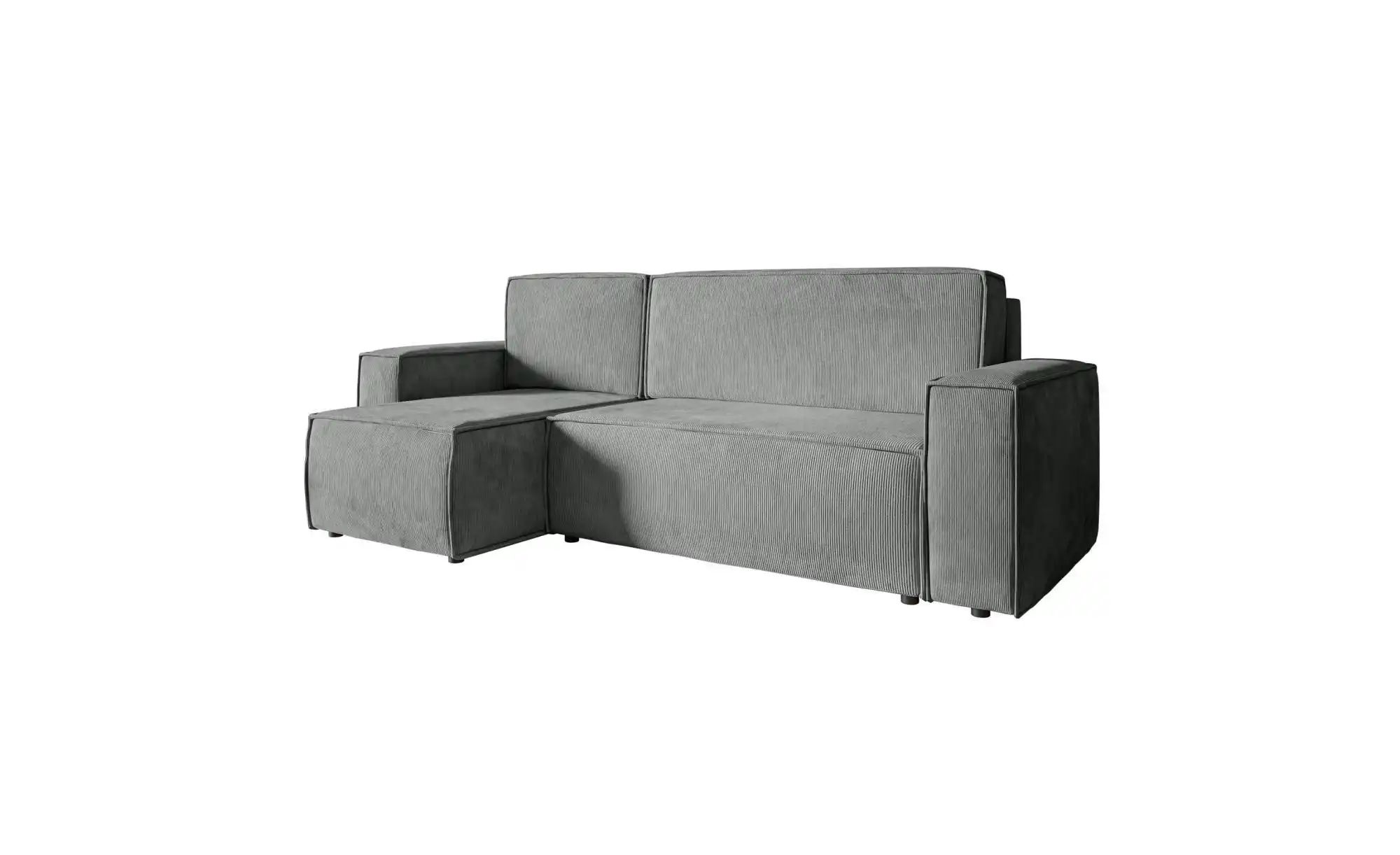 Ecksofa mit Schlaffunktion Copertino ¦ grau ¦ Maße (cm): B: 259 H: 84 Polst günstig online kaufen