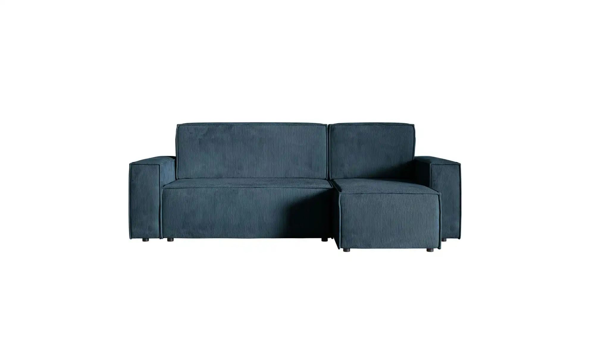 Ecksofa mit Schlaffunktion Copertino ¦ blau ¦ Maße (cm): B: 259 H: 84 Polst günstig online kaufen