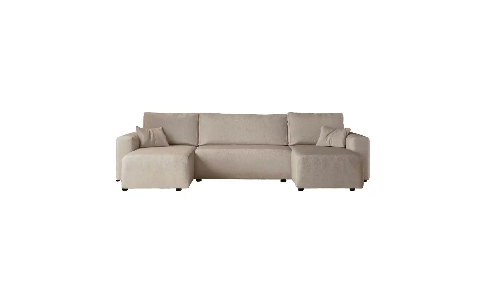Wohnlandschaft mit Schlaffunktion Pianoni ¦ beige ¦ Maße (cm): B: 312 H: 83 günstig online kaufen