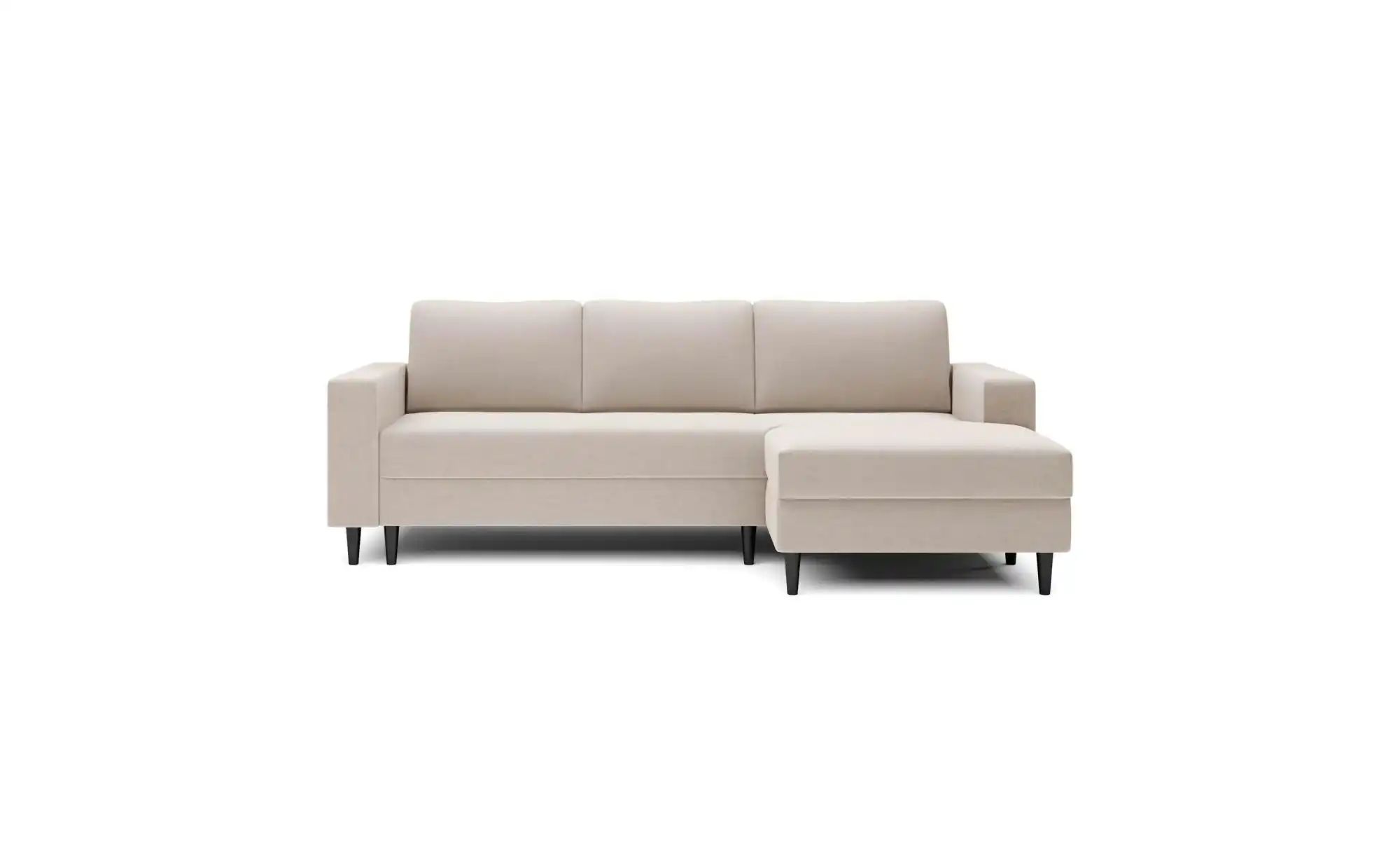 Ecksofa mit Schlaffunktion Nalika  ¦ creme ¦ Maße (cm): B: 230 H: 77 Polste günstig online kaufen