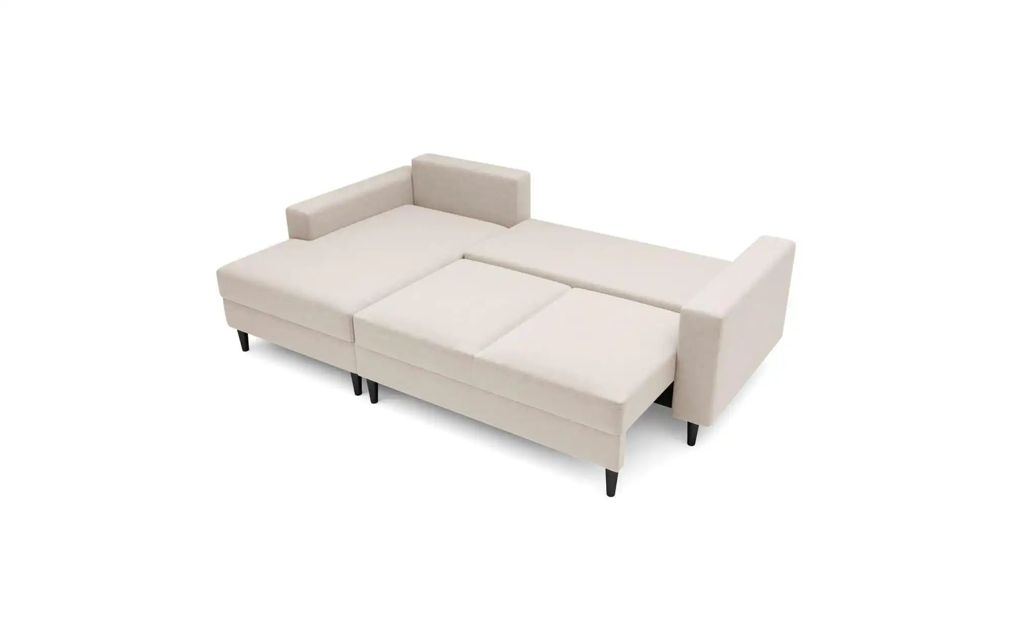 Ecksofa mit Schlaffunktion Nalika  ¦ blau ¦ Maße (cm): B: 230 H: 77 Polster günstig online kaufen