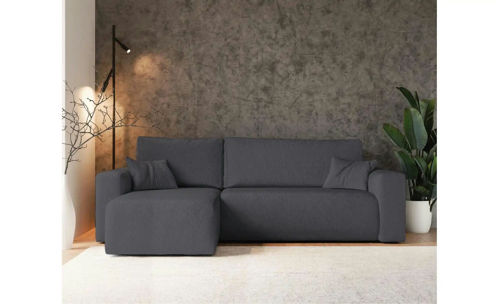 Ecksofa mit Schlaffunktion Pianoni ¦ grau ¦ Maße (cm): B: 244 H: 83 Polster günstig online kaufen