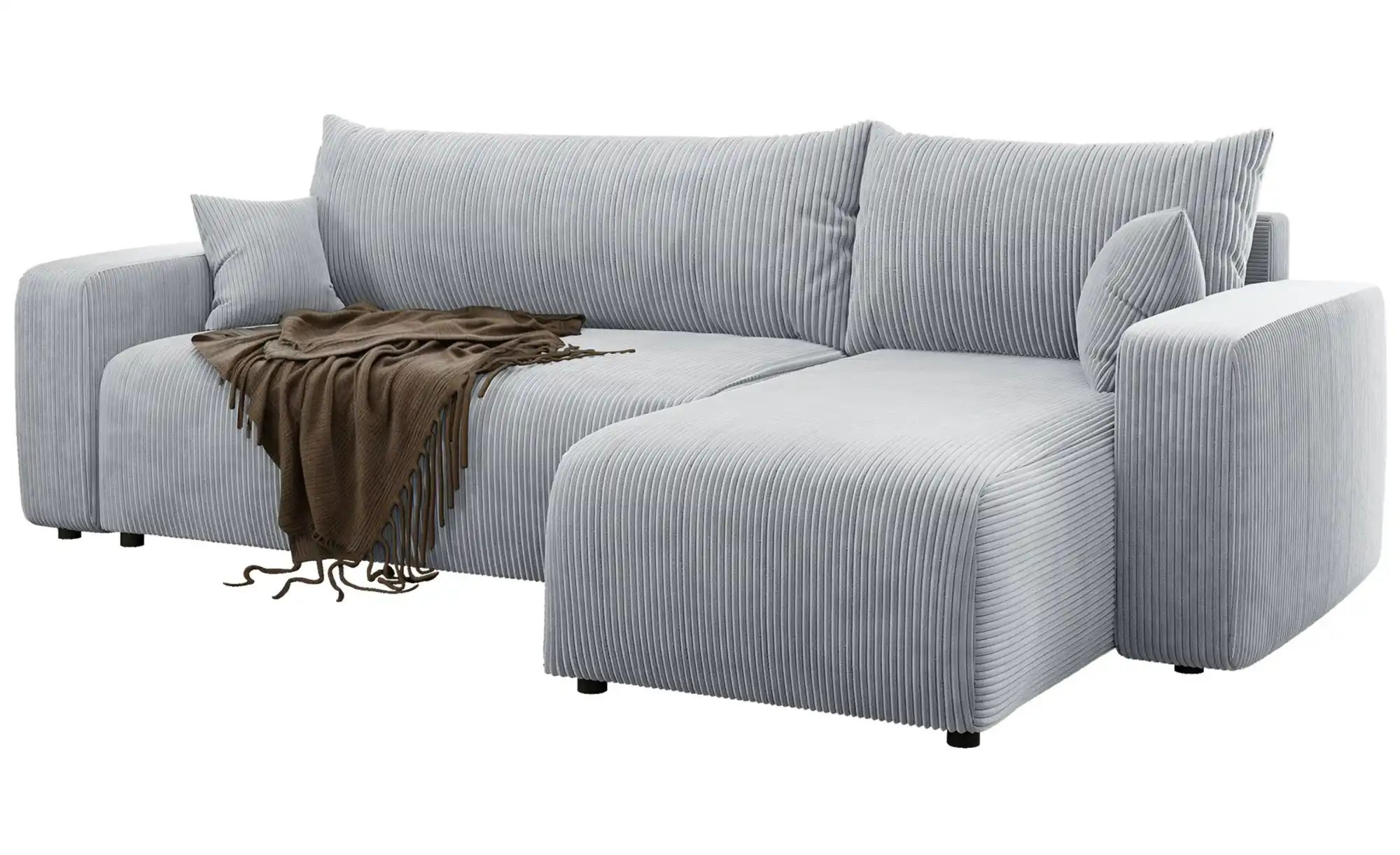 Ecksofa mit Schlaffunktion Pianoni ¦ grau ¦ Maße (cm): B: 244 H: 83 Polster günstig online kaufen