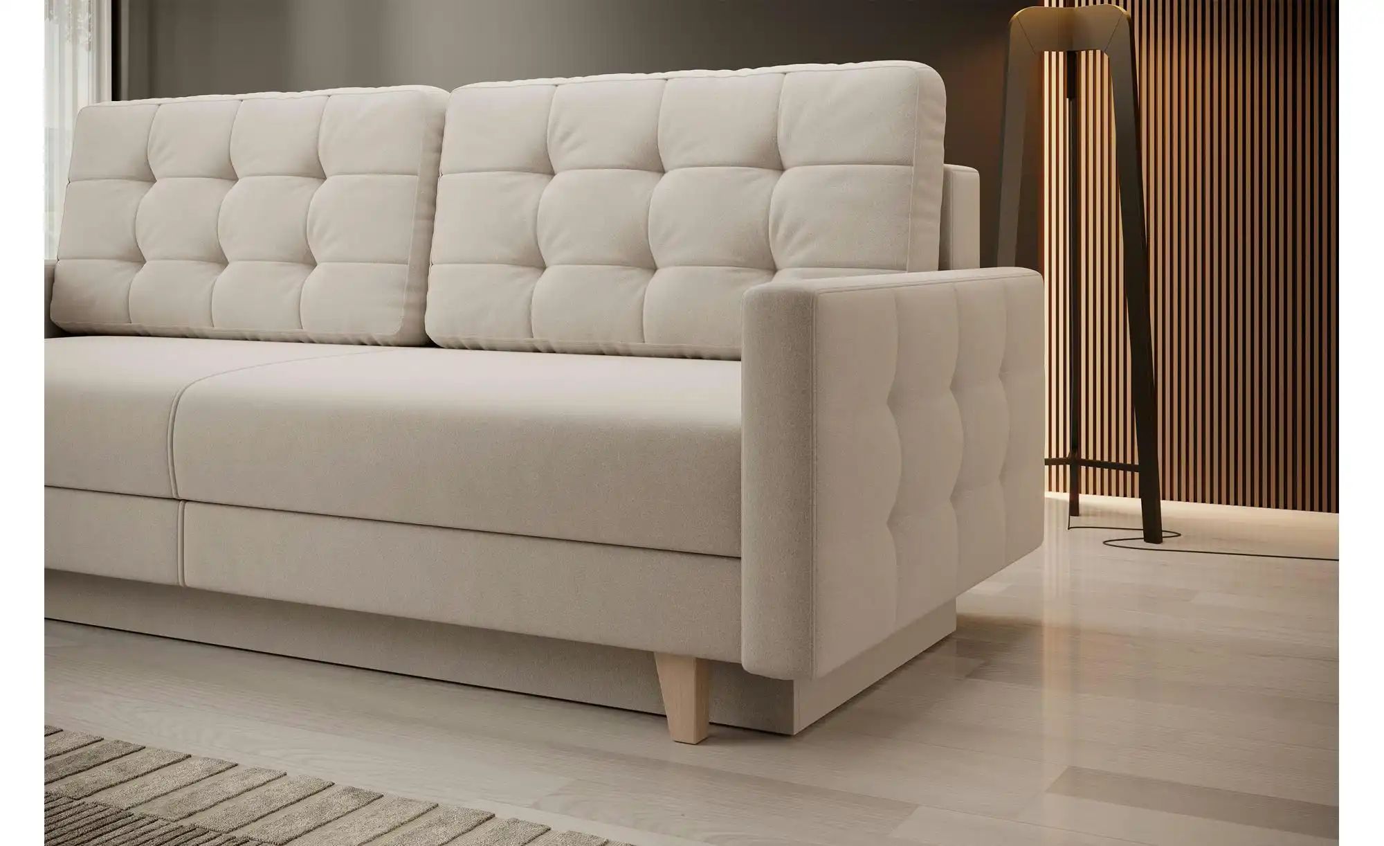 Einzelsofa mit Schlaffunktion Verat ¦ creme ¦ Maße (cm): B: 226 H: 98 Polst günstig online kaufen