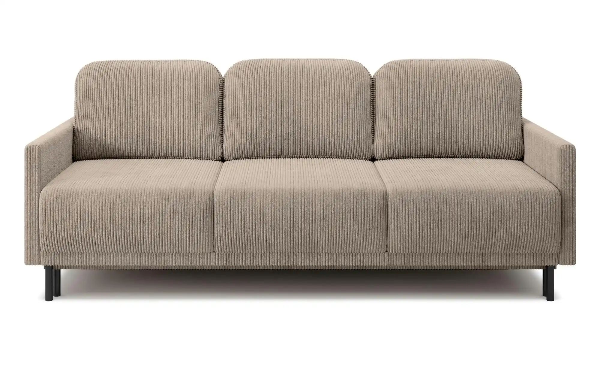 Einzelsofa mit Schlaffunktion Hamiel ¦ beige ¦ Maße (cm): B: 212 H: 87 Pols günstig online kaufen