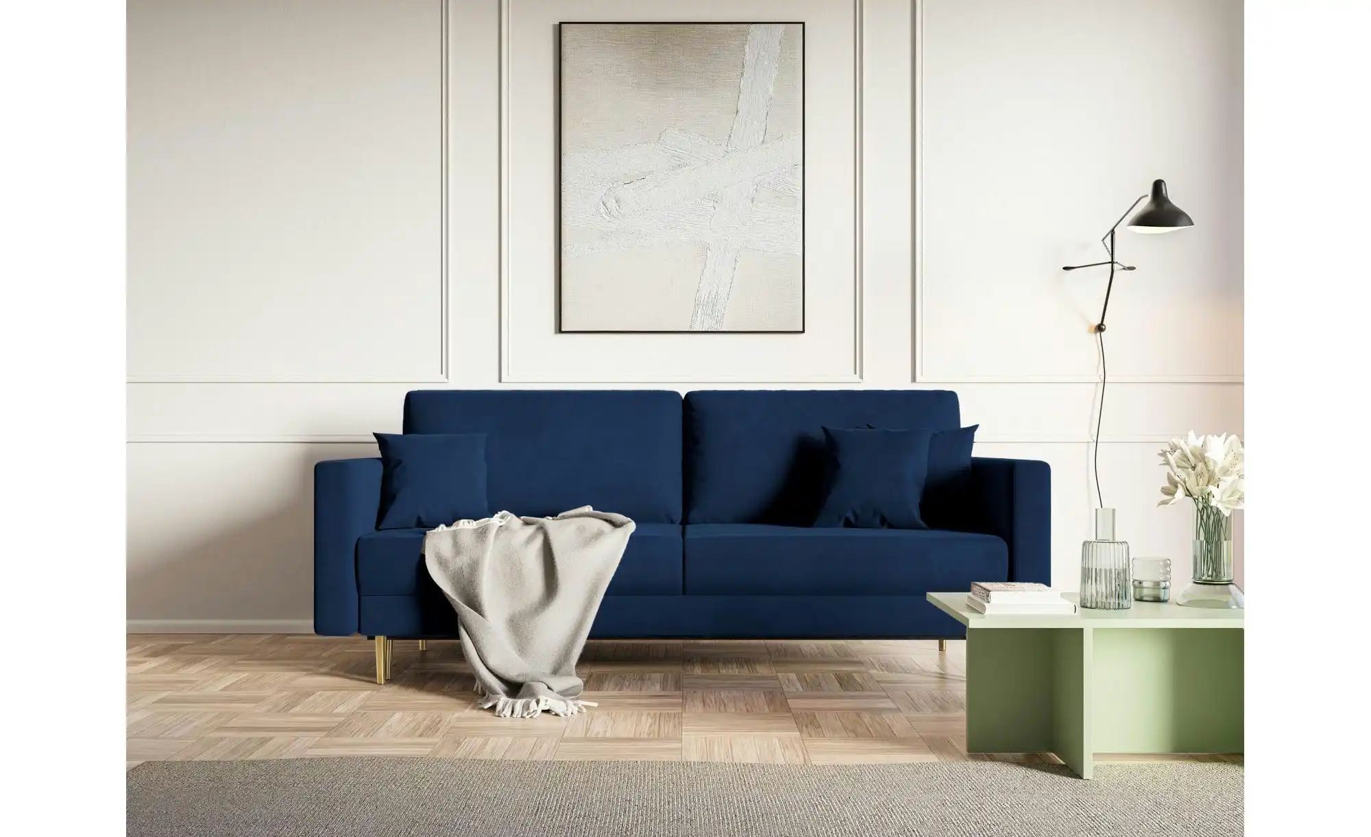 Einzelsofa mit Schlaffunktion Valico ¦ blau ¦ Maße (cm): B: 230 H: 90 Polst günstig online kaufen