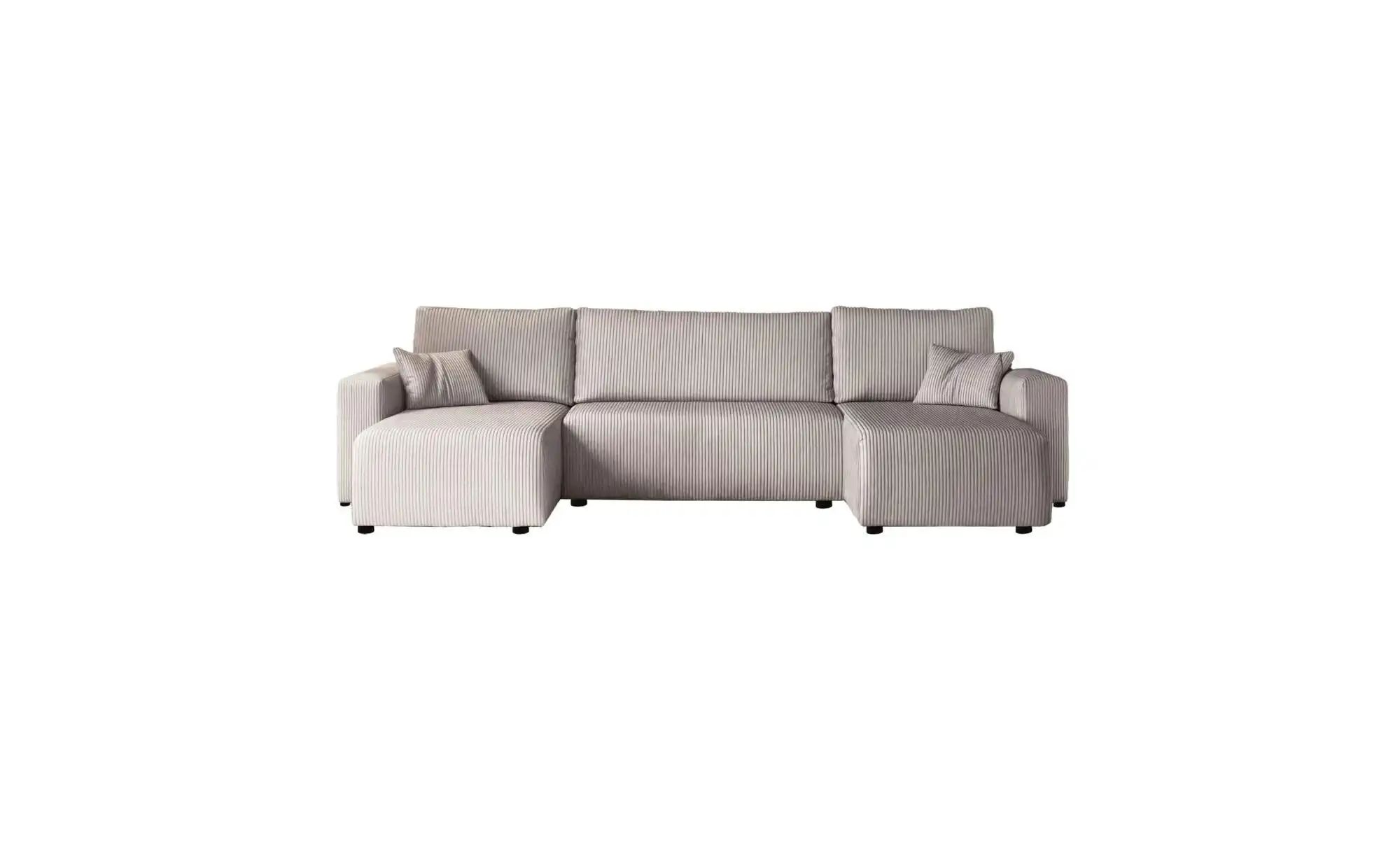 Wohnlandschaft mit Schlaffunktion Pianoni ¦ beige ¦ Maße (cm): B: 312 H: 83 günstig online kaufen