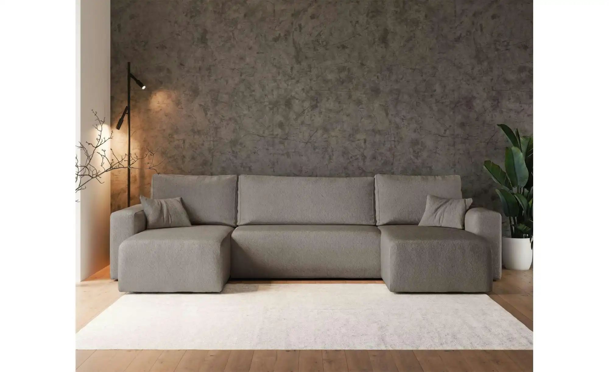 Wohnlandschaft mit Schlaffunktion Pianoni ¦ braun ¦ Maße (cm): B: 312 H: 83 günstig online kaufen