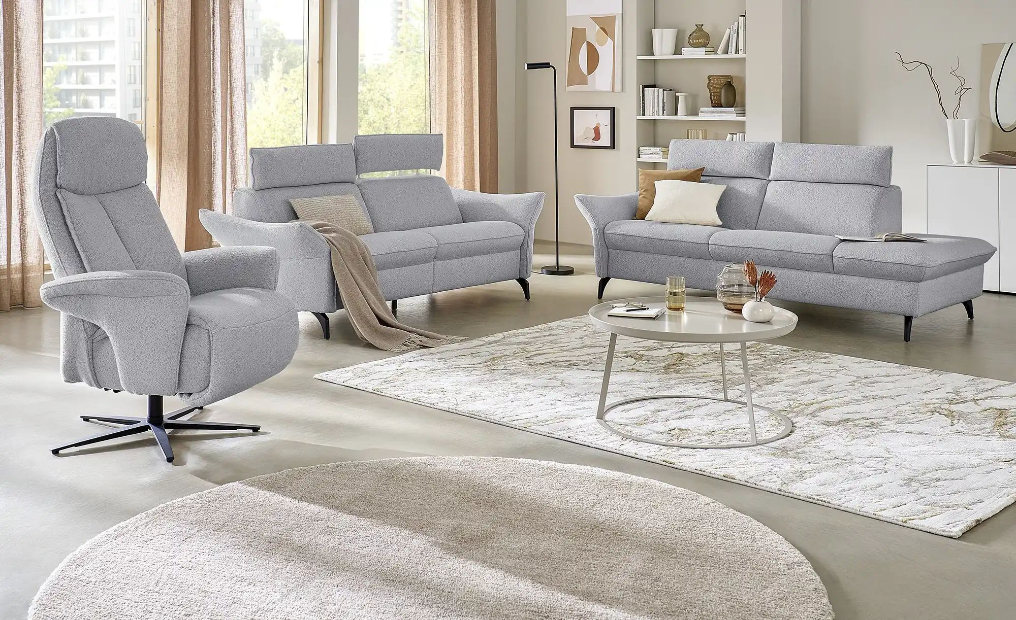 Thumbnail - himolla Relaxsessel 7556 ¦ grau ¦ Maße (cm): B: 81 H: 119 T: 90.0 Polstermöbel > Sessel > Relaxsessel - Höffner