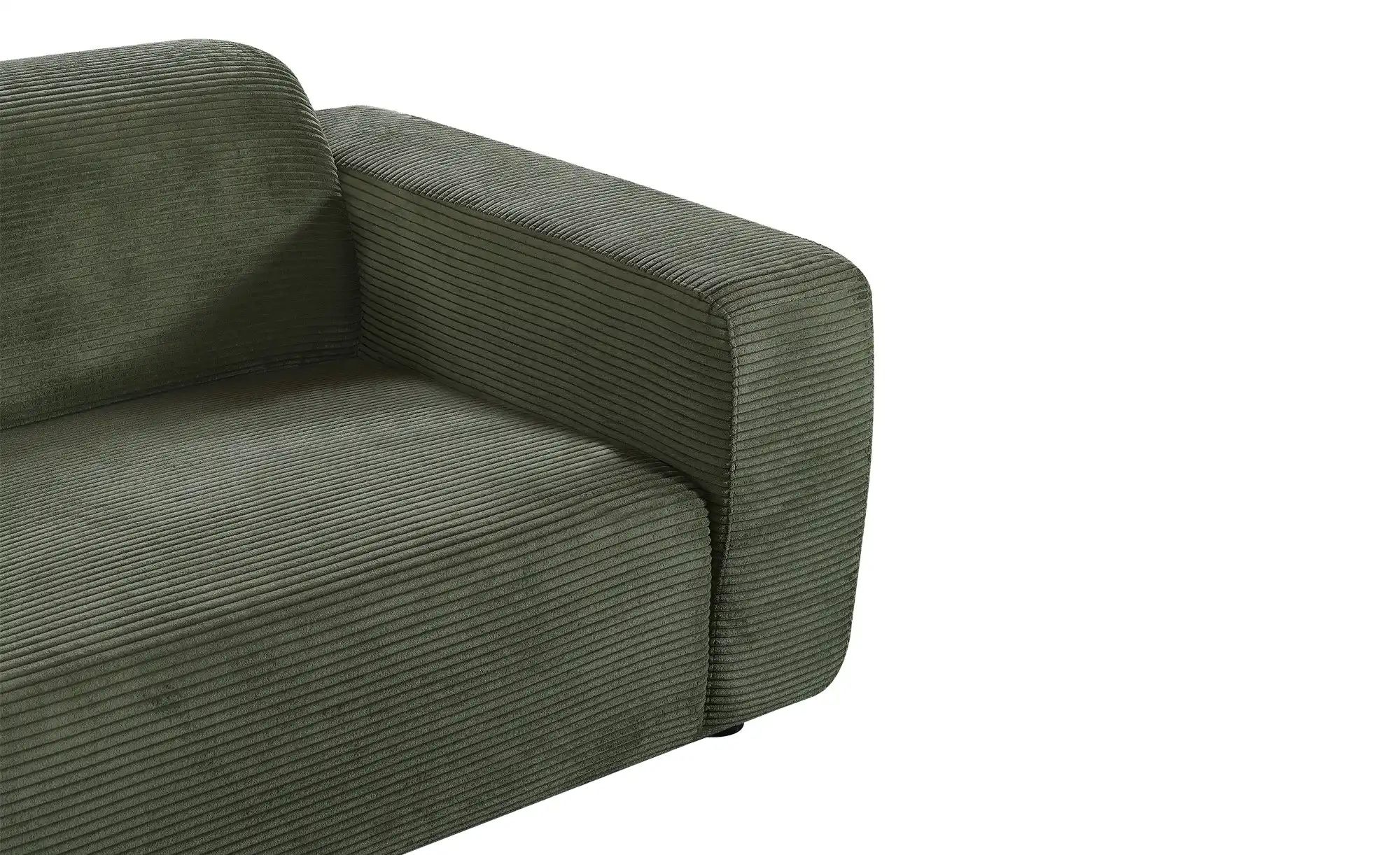 uno Einzelsofa aus Cord Sani ¦ grün ¦ Maße (cm): B: 243 H: 72 T: 105.0 Pols günstig online kaufen