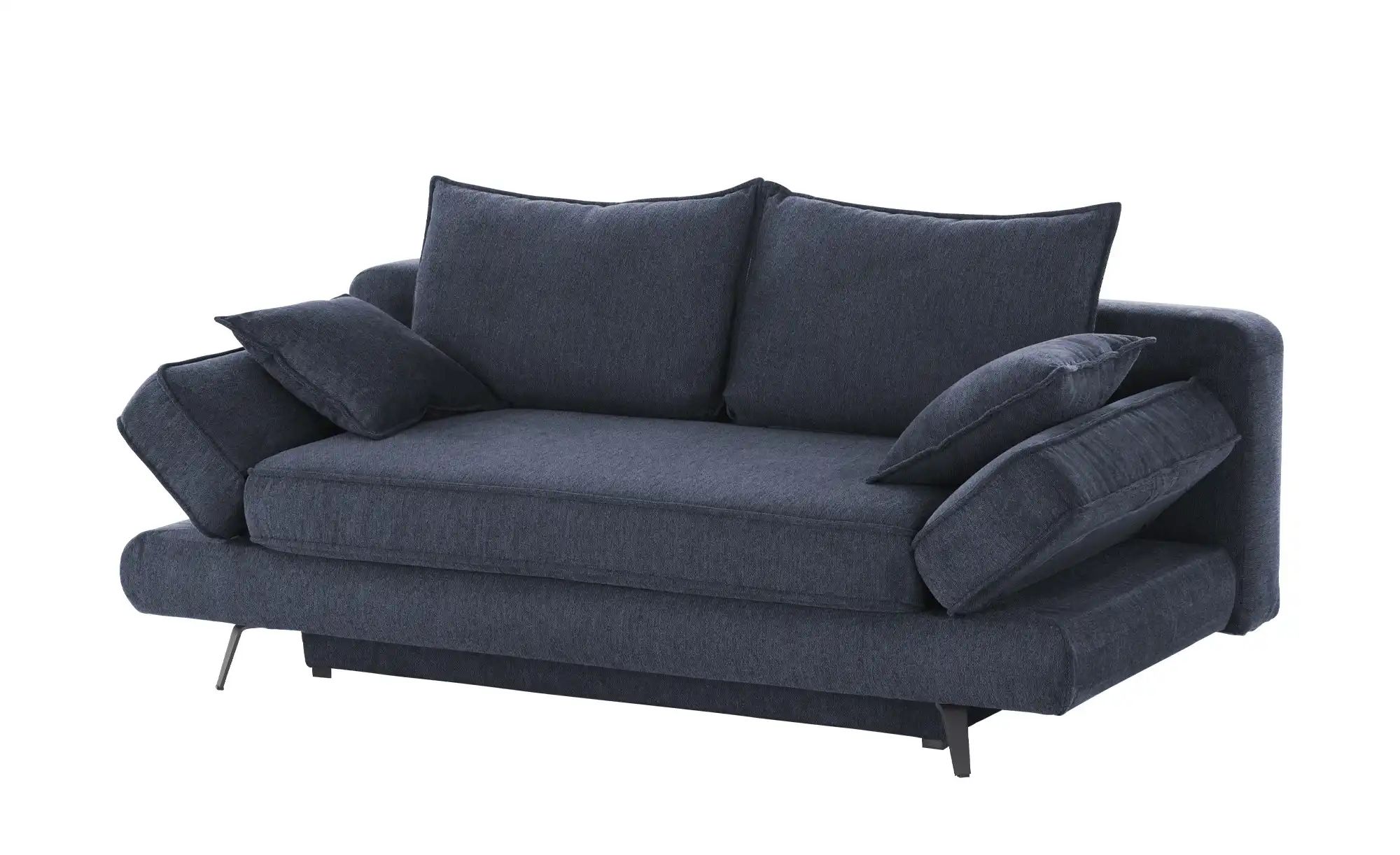 bobb Schlafsofa  Henny de Luxe ¦ blau ¦ Maße (cm): B: 206 H: 91 T: 110.0 Po günstig online kaufen