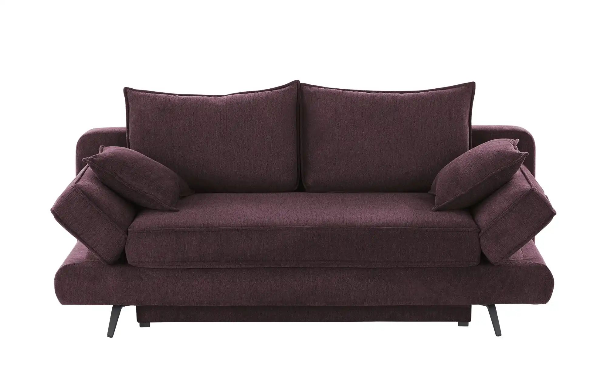 bobb Schlafsofa  Henny de Luxe ¦ rot ¦ Maße (cm): B: 206 H: 91 T: 110.0 Pol günstig online kaufen