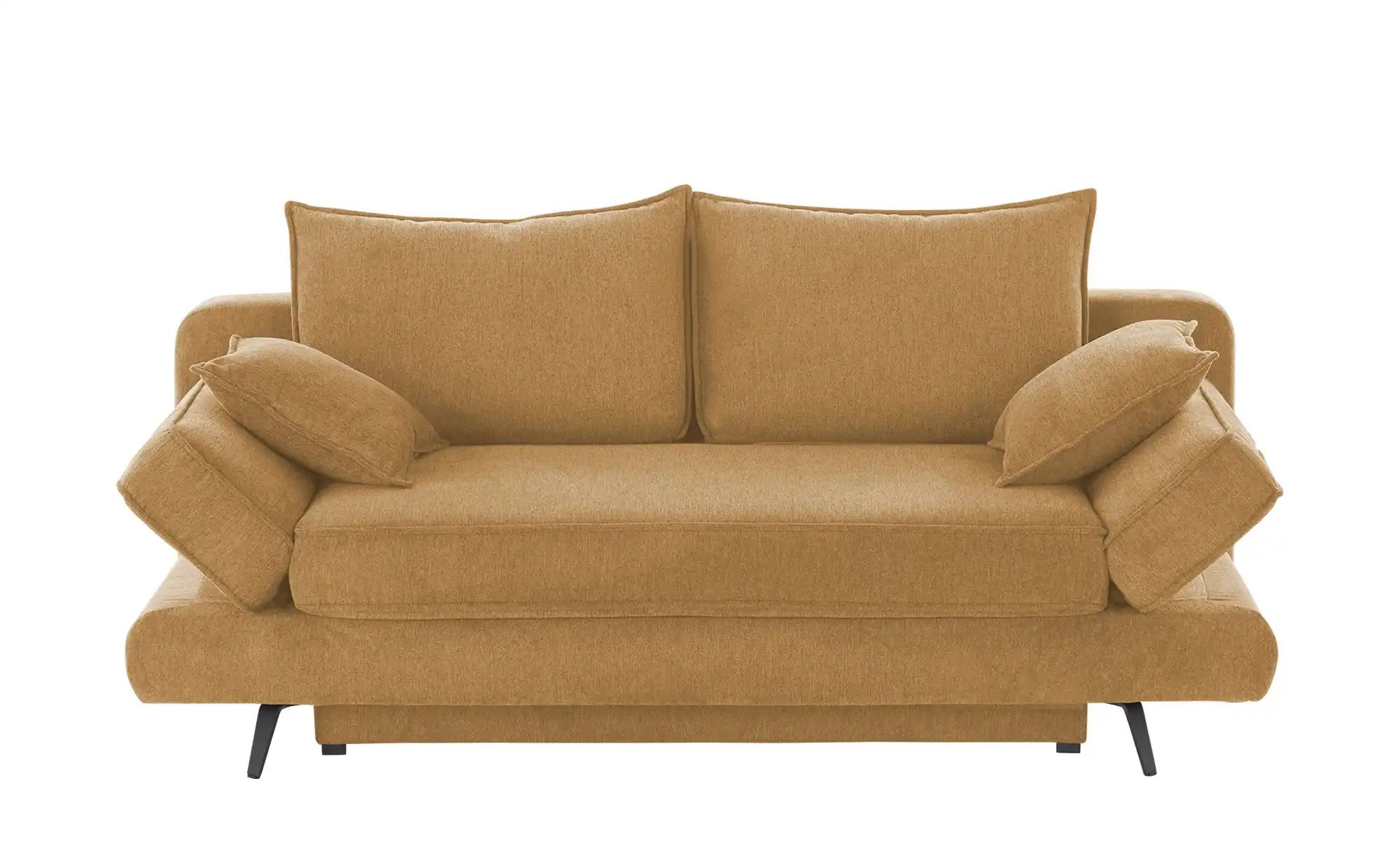 bobb Schlafsofa  Henny de Luxe ¦ gelb ¦ Maße (cm): B: 206 H: 91 T: 110.0 Po günstig online kaufen