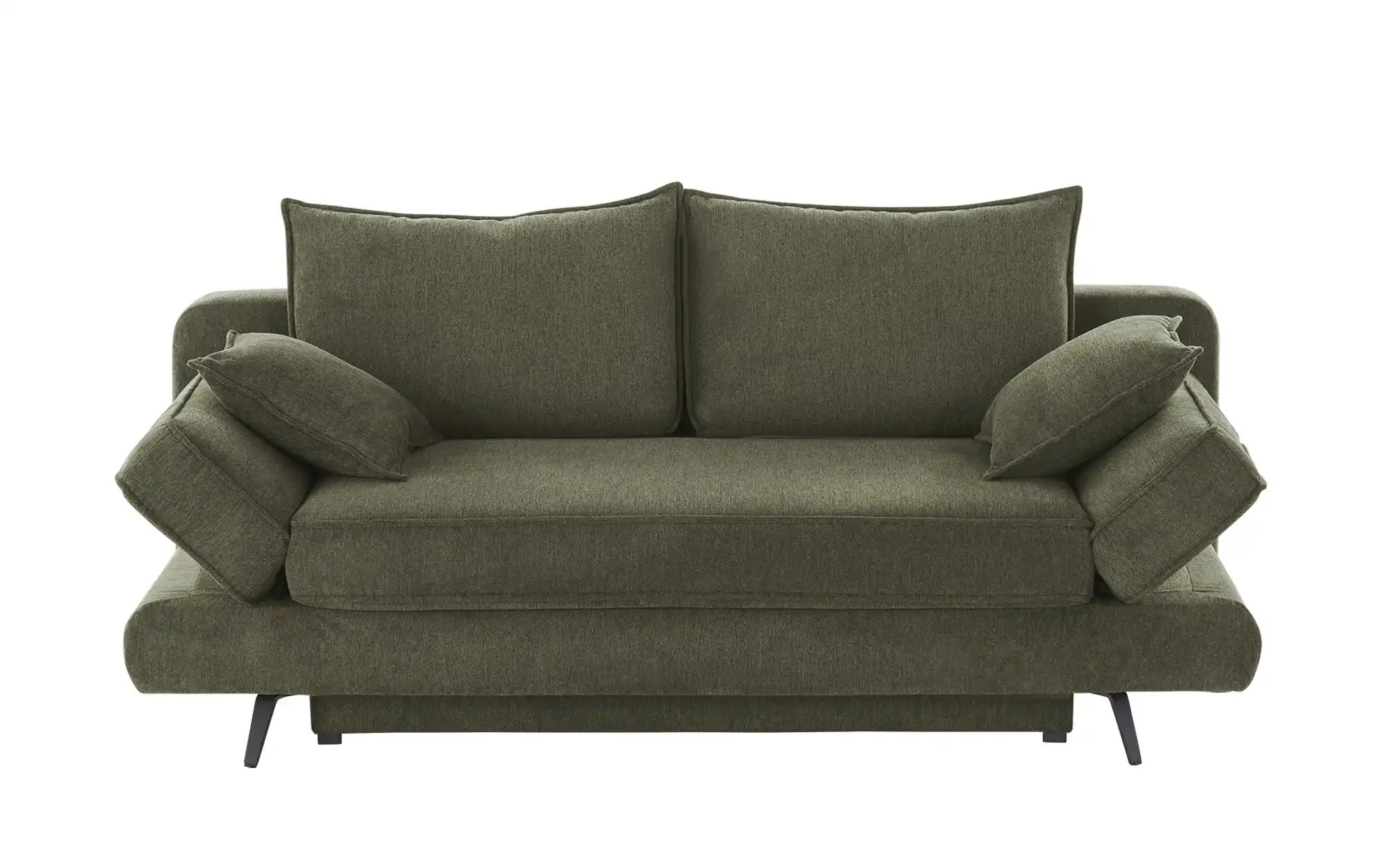 bobb Schlafsofa  Henny de Luxe ¦ grün ¦ Maße (cm): B: 206 H: 91 T: 110.0 Po günstig online kaufen
