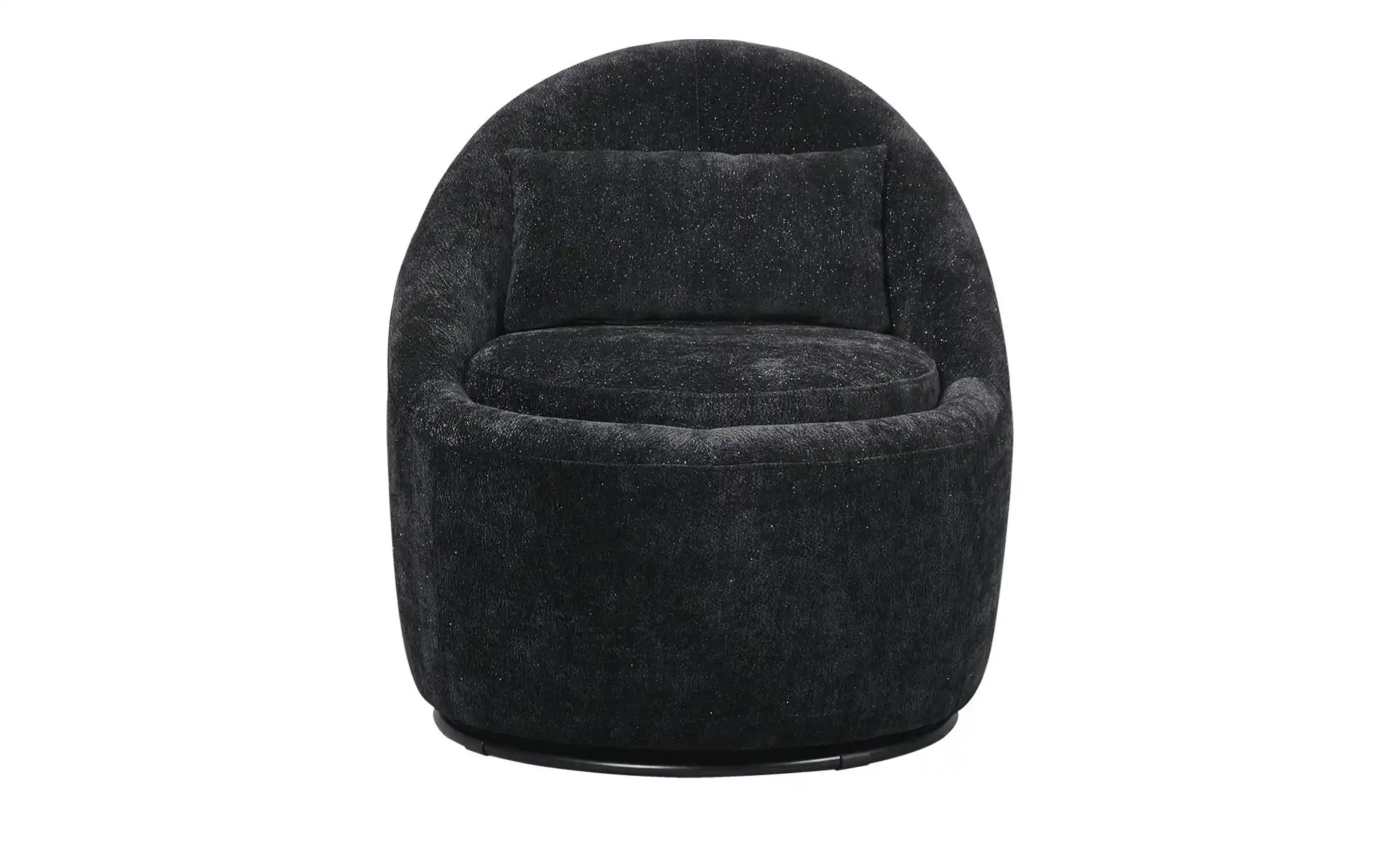 uno Drehsessel  Ash ¦ schwarz ¦ Maße (cm): B: 72 H: 80 T: 83.0 Polstermöbel günstig online kaufen