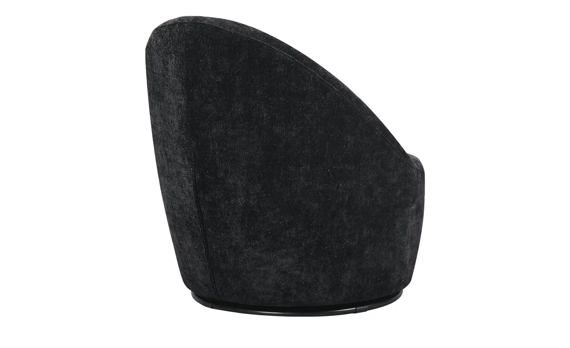 Thumbnail - uno Drehsessel  Ash ¦ schwarz ¦ Maße (cm): B: 72 H: 80 T: 83.0 Polstermöbel > Sessel > Drehsessel - Höffner