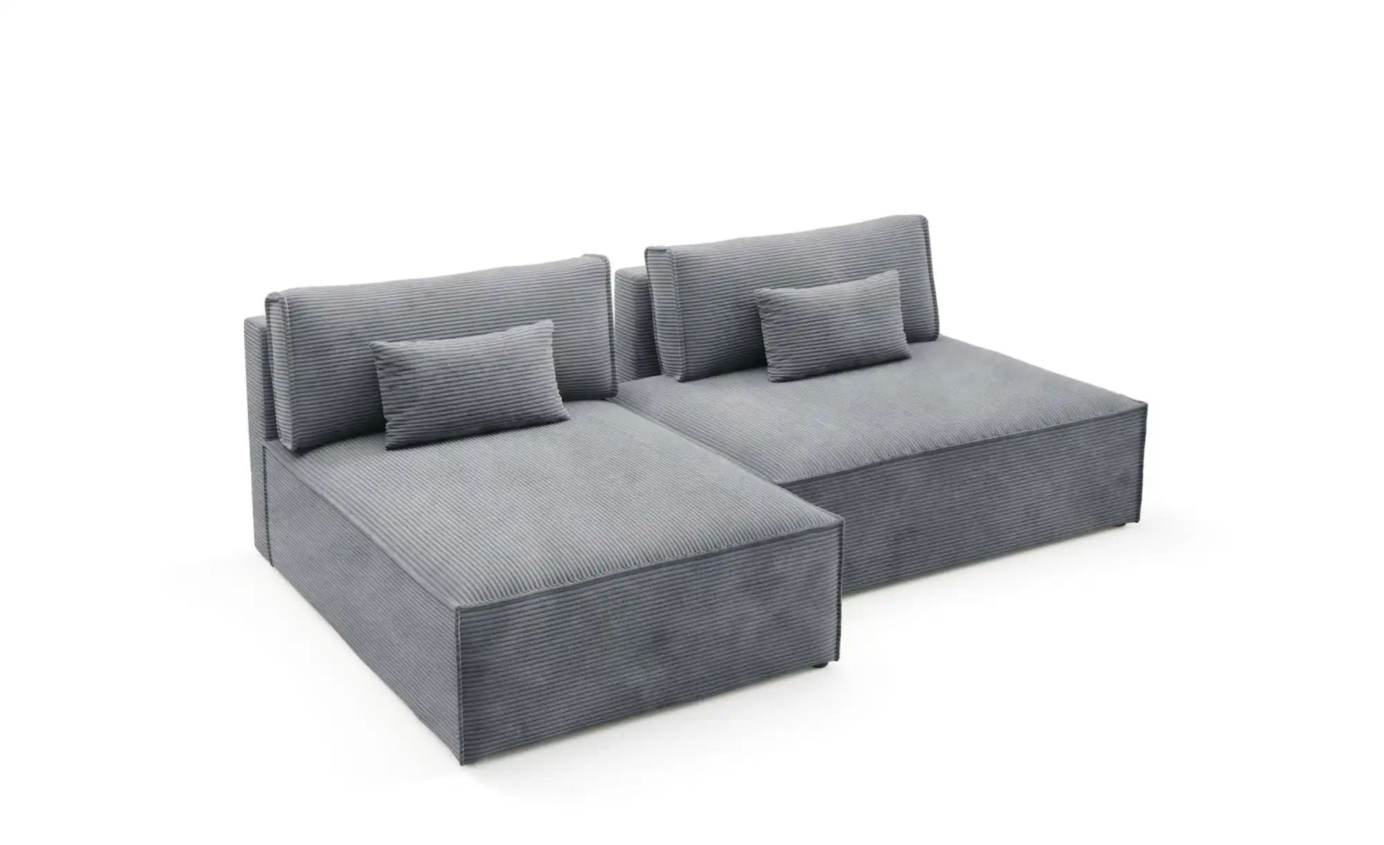 Ecksofa modular Lucca ¦ grau ¦ Maße (cm): B: 236 H: 82 Polstermöbel > Sofas günstig online kaufen