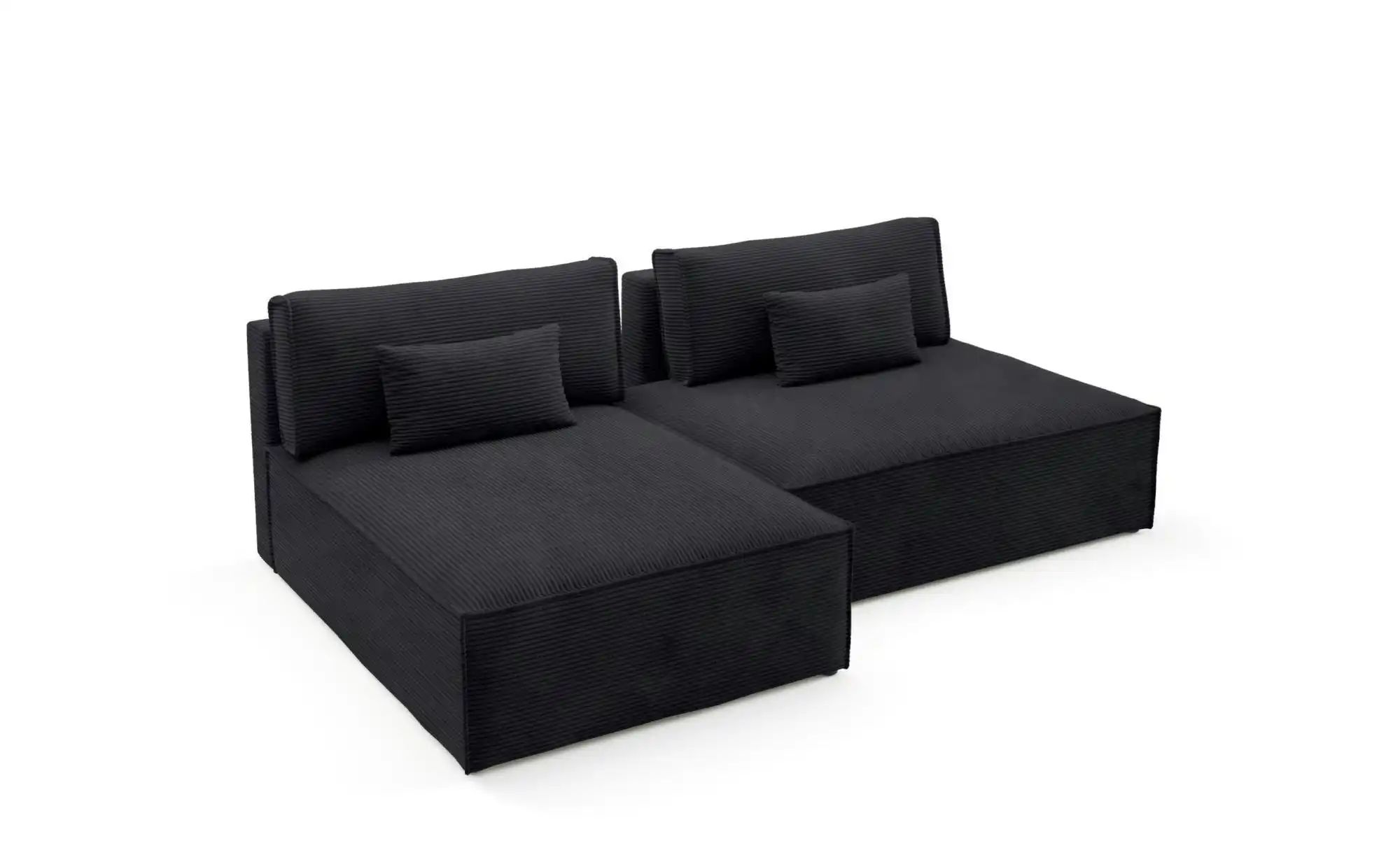 Ecksofa modular Lucca ¦ schwarz ¦ Maße (cm): B: 236 H: 82 Polstermöbel > So günstig online kaufen