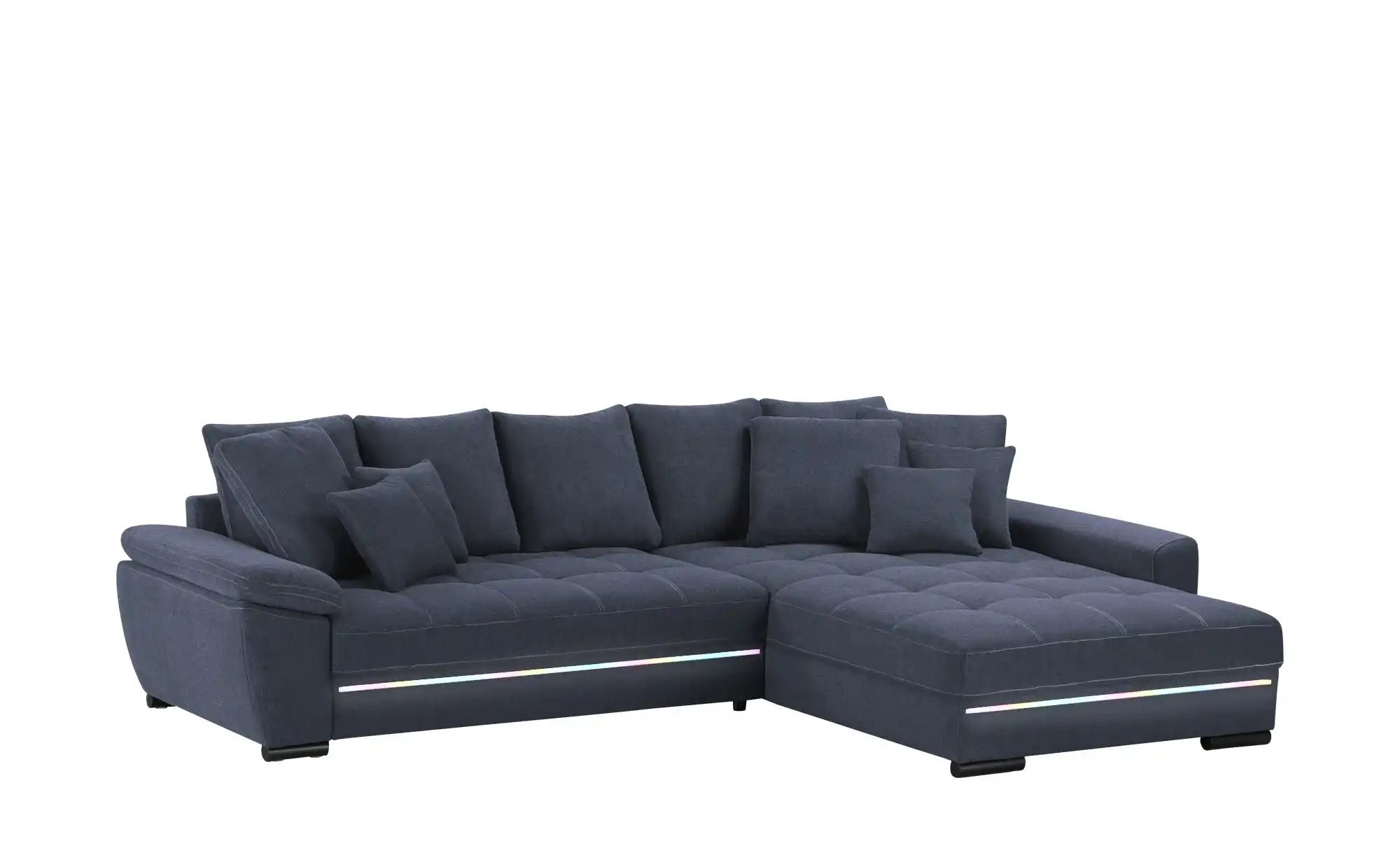 bobb Ecksofa  Fancy-LED ¦ blau ¦ Maße (cm): B: 323 H: 92 T: 222.0 Polstermö günstig online kaufen