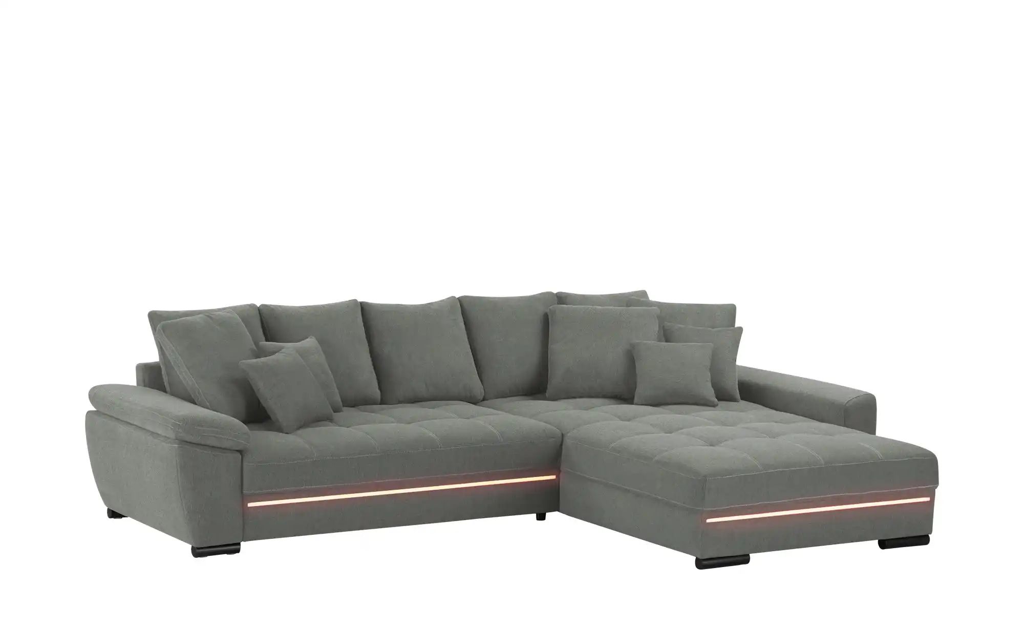 Thumbnail - bobb Ecksofa  Fancy-LED ¦ grau ¦ Maße (cm): B: 323 H: 92 T: 222.0 Polstermöbel > Sofas > Ecksofas - Höffner