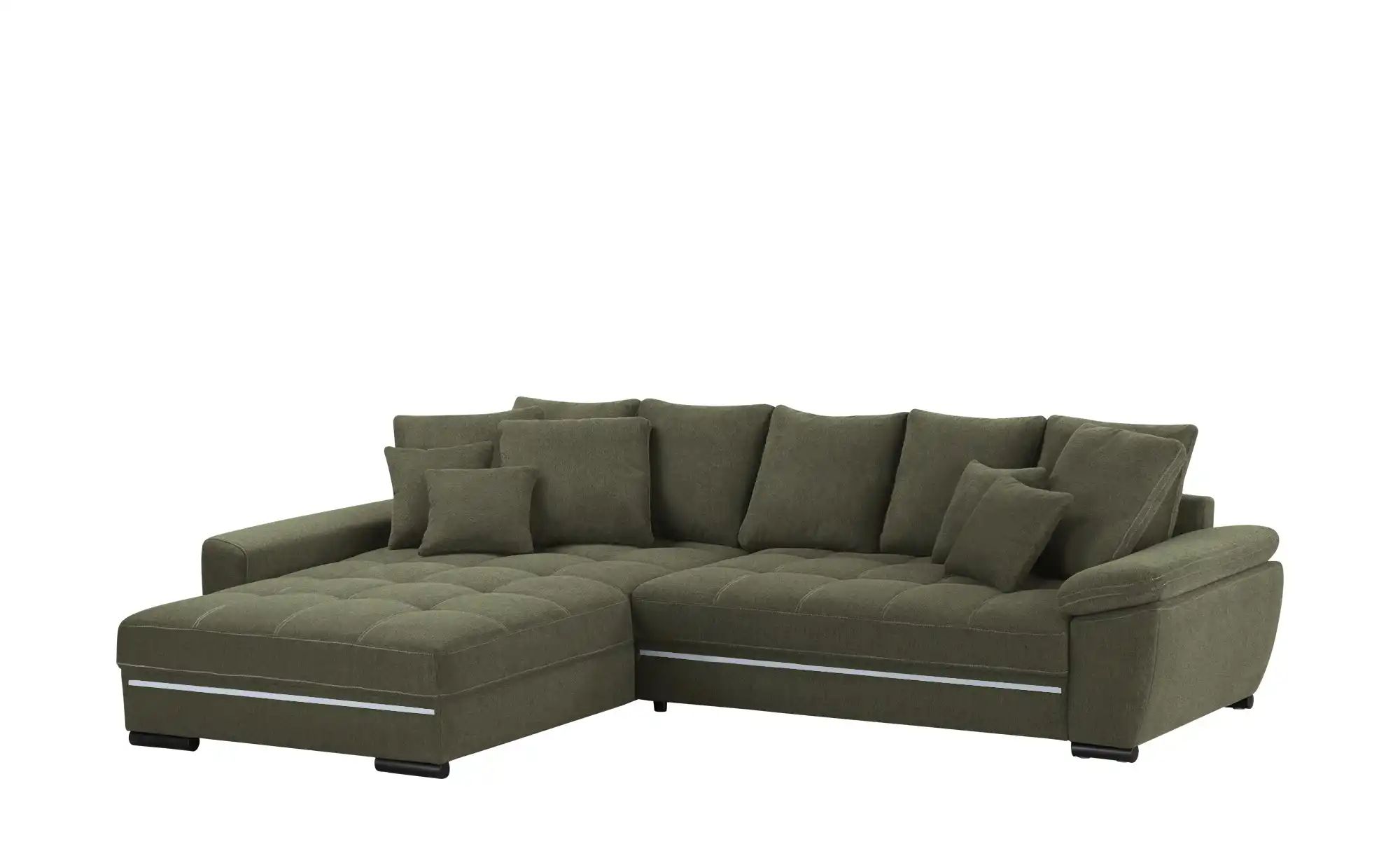 bobb Ecksofa  Fancy-LED ¦ grün ¦ Maße (cm): B: 323 H: 92 T: 222.0 Polstermö günstig online kaufen