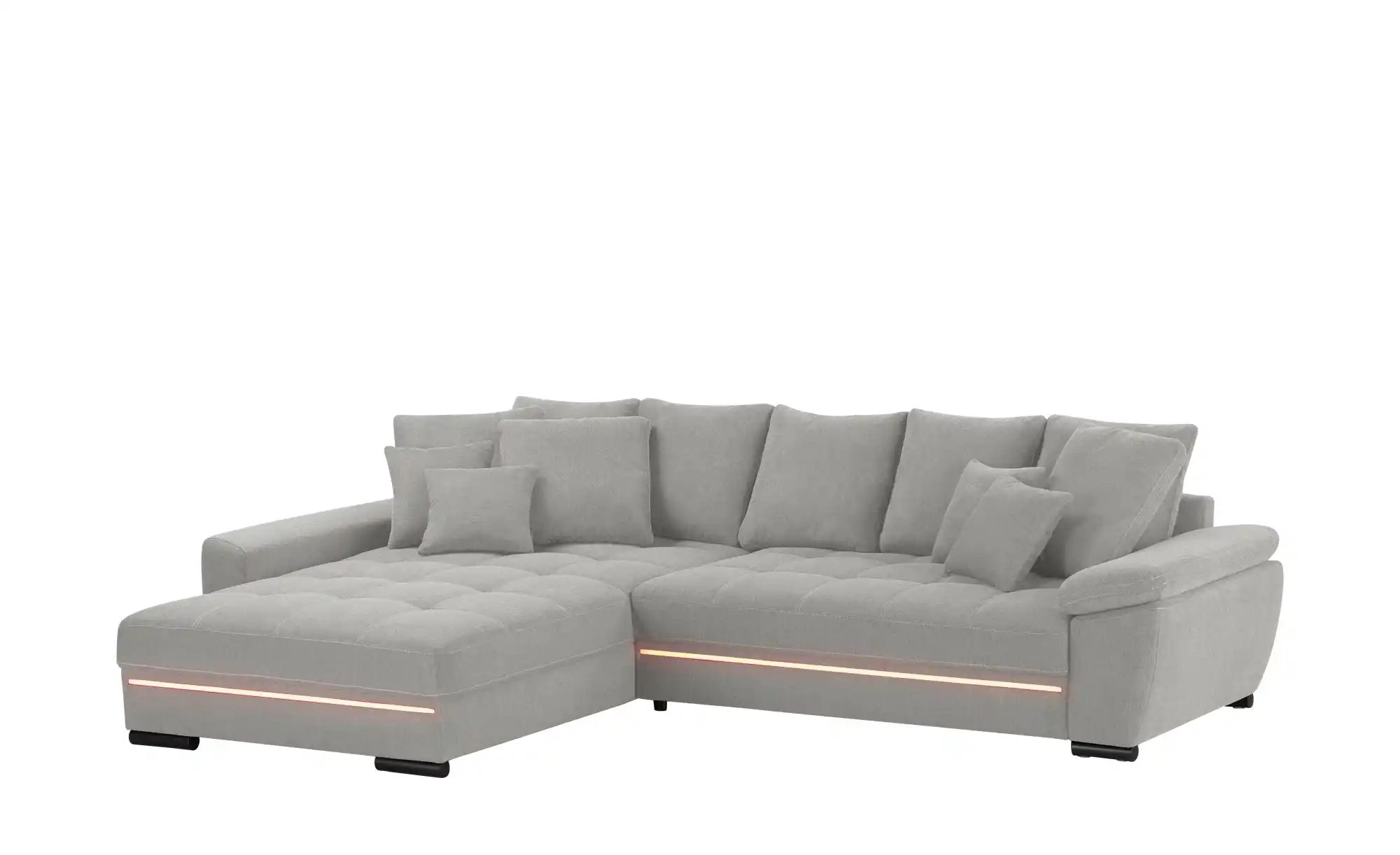 bobb Ecksofa  Fancy-LED ¦ grau ¦ Maße (cm): B: 323 H: 92 T: 222.0 Polstermö günstig online kaufen