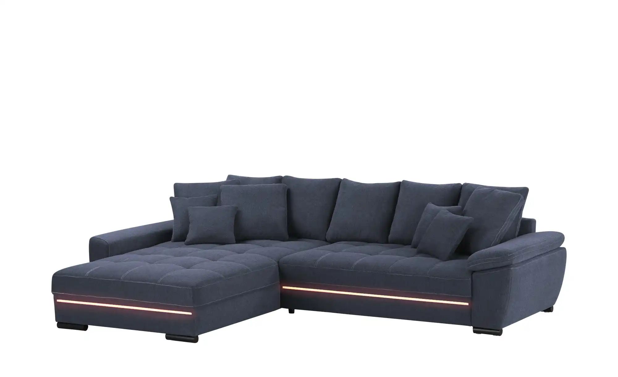 bobb Ecksofa  Fancy-LED ¦ blau ¦ Maße (cm): B: 323 H: 92 T: 222.0 Polstermö günstig online kaufen