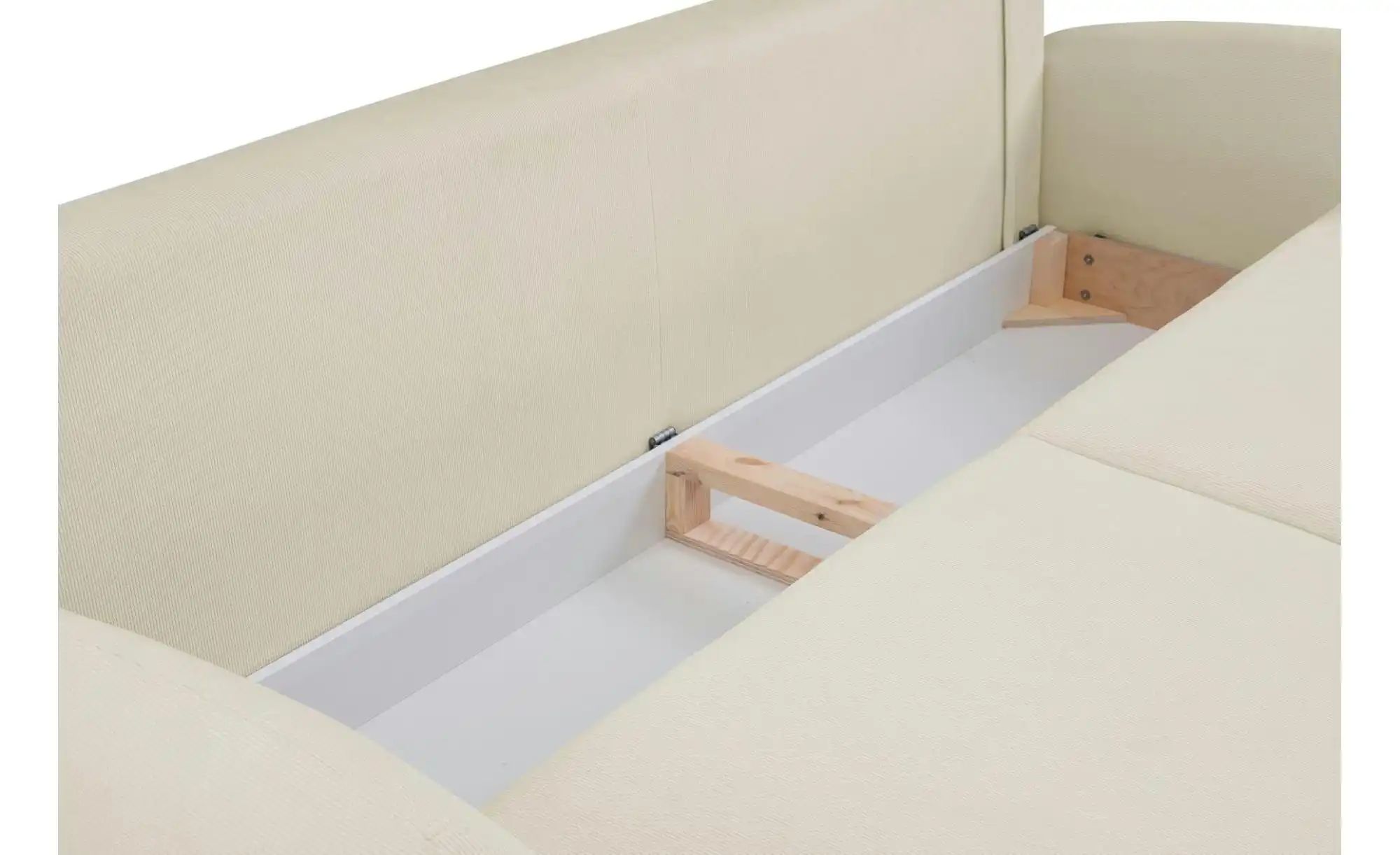 Schlafsofa Bafra   ¦ creme ¦ Maße (cm): B: 232 H: 95 Polstermöbel > Sofas > günstig online kaufen