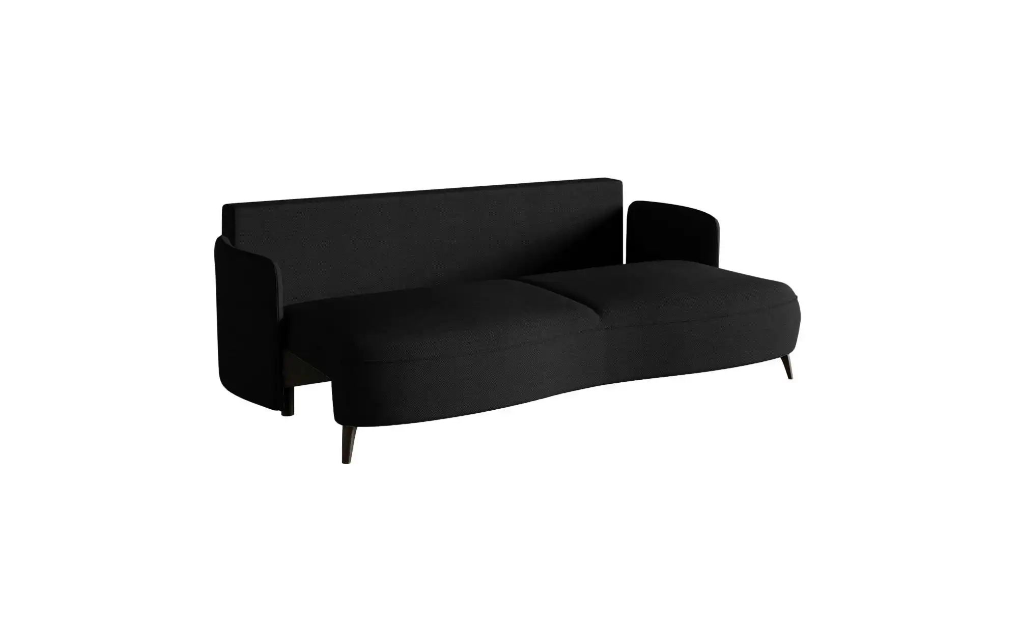 Thumbnail - Selsey Raviolo mit Schlaffunktion Einzelsofa ¦ schwarz ¦ Maße (cm): B: 230 H: 95 Polstermöbel > Sofas > 3-Sitzer - Höffn...