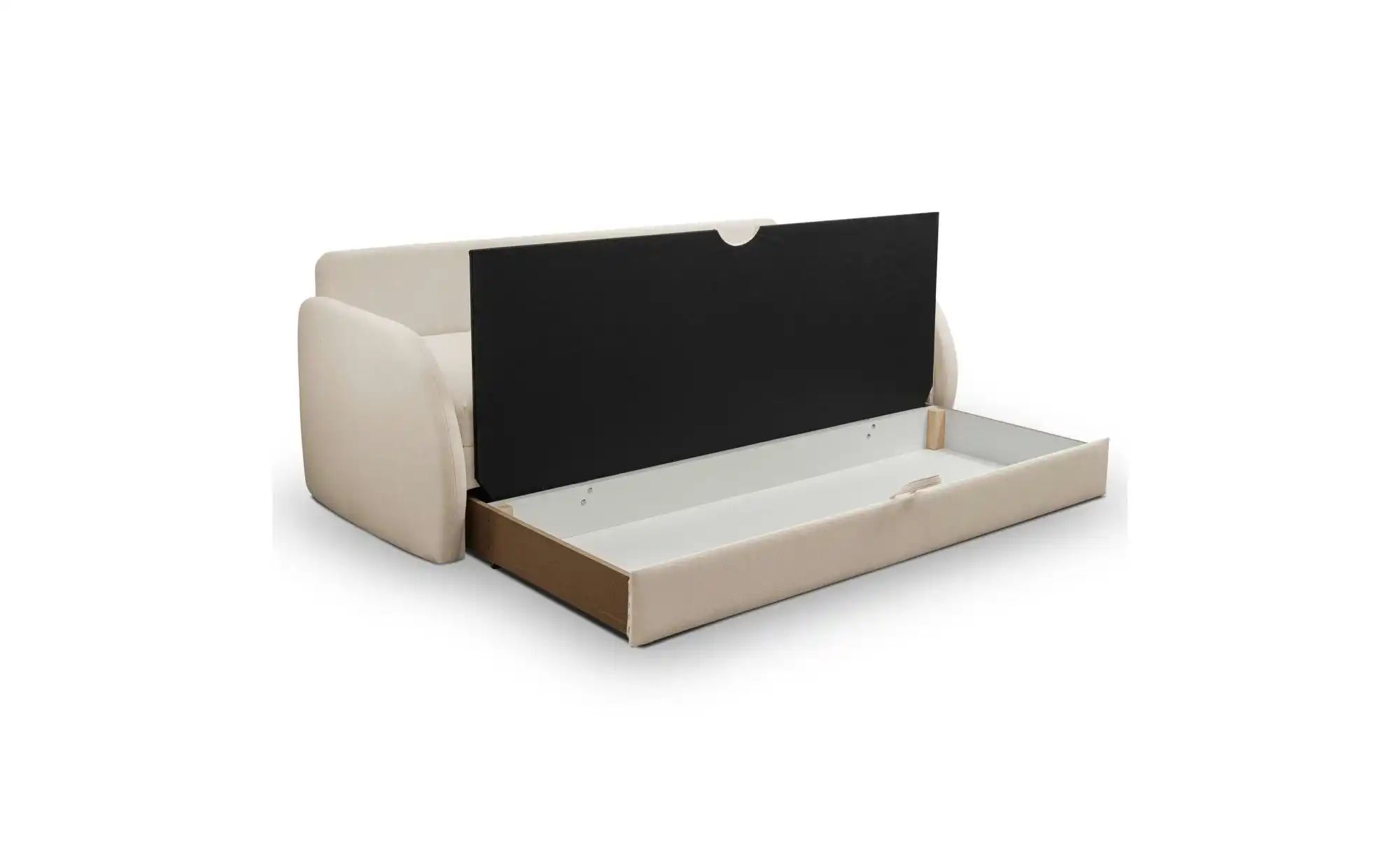 Thumbnail - Einzelsofa mit Schlaffunktion Diego ¦ beige ¦ Maße (cm): B: 221 H: 90 Polstermöbel > Sofas > 3-Sitzer - Höffner