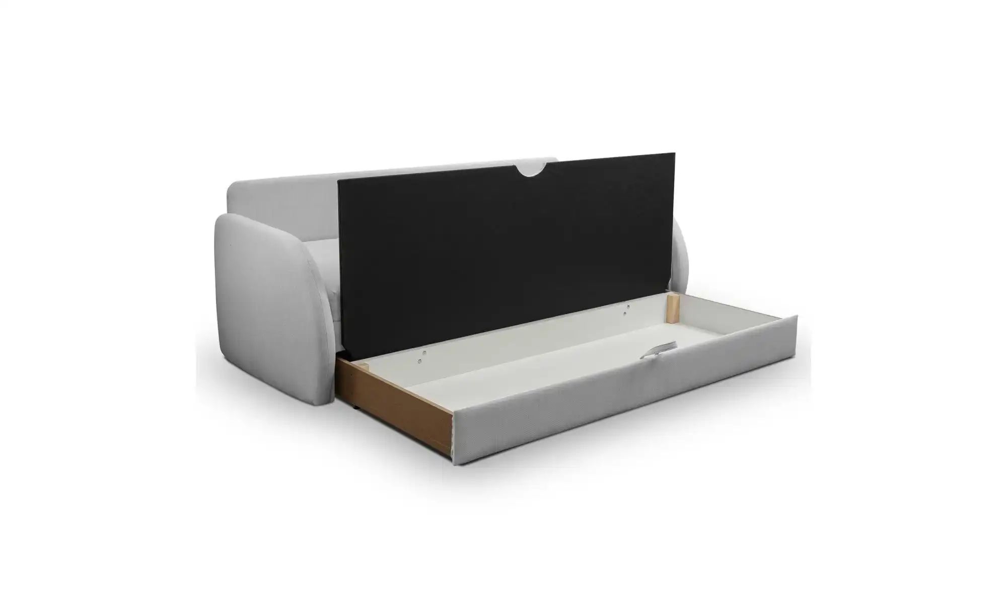 Thumbnail - Einzelsofa mit Schlaffunktion Diego ¦ grau ¦ Maße (cm): B: 221 H: 90 Polstermöbel > Sofas > 3-Sitzer - Höffner