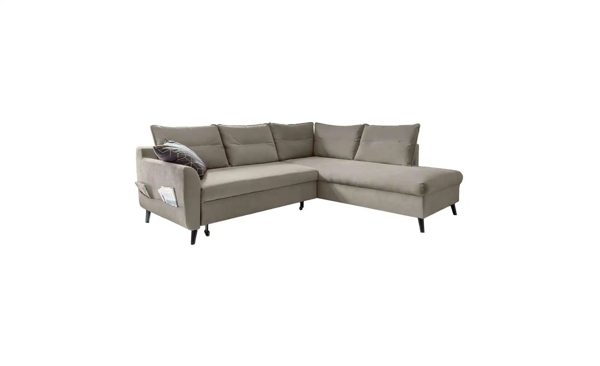 Miuform Ecksofa mit Schlaffunktion Stylish Stan ¦ beige ¦ Maße (cm): B: 228 H: 90 Polstermöbel > Sofas > Ecksofas - Höffner