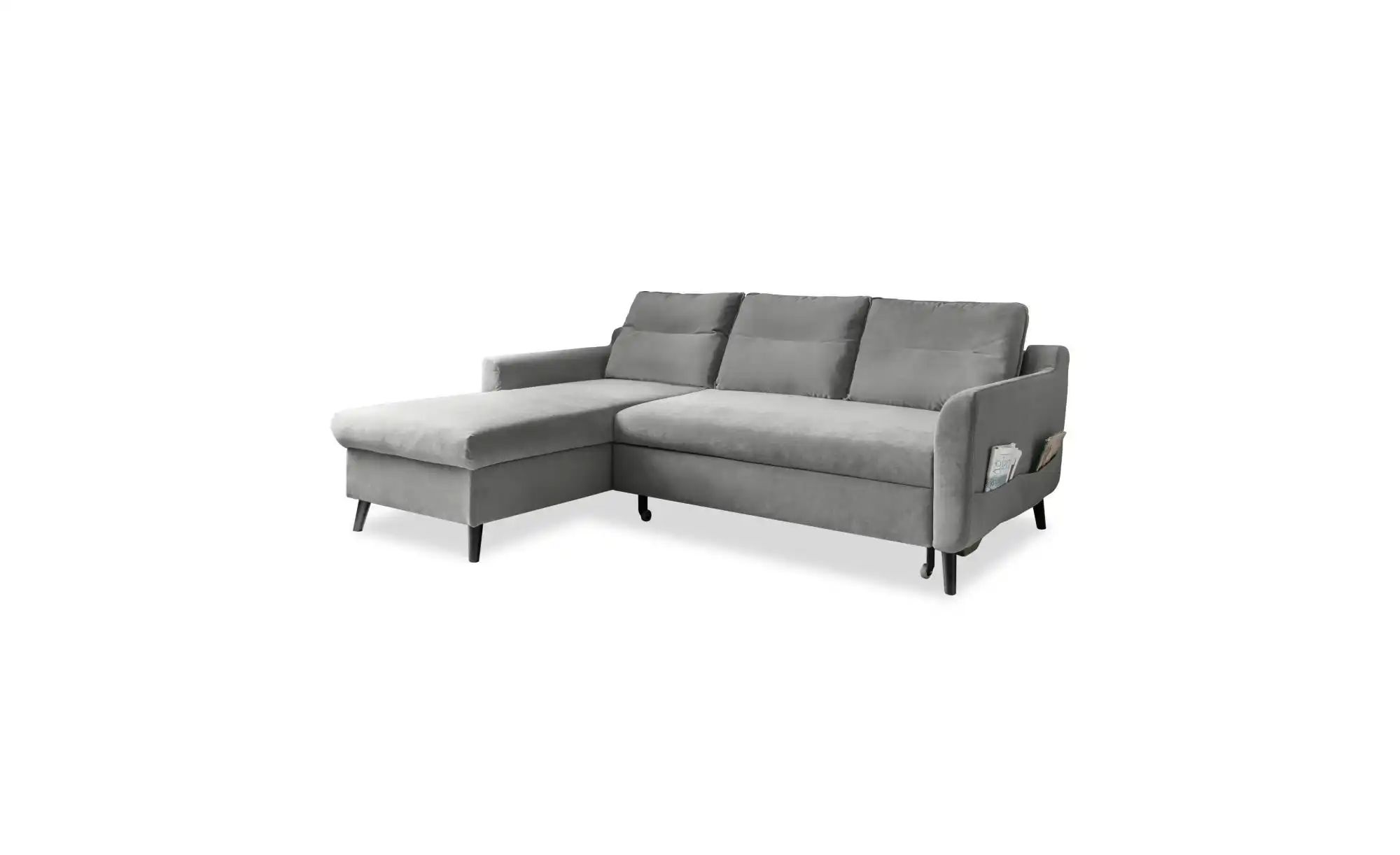 Miuform Ecksofa mit Schlaffunktion Stylish Stan ¦ grau ¦ Maße (cm): B: 224 günstig online kaufen