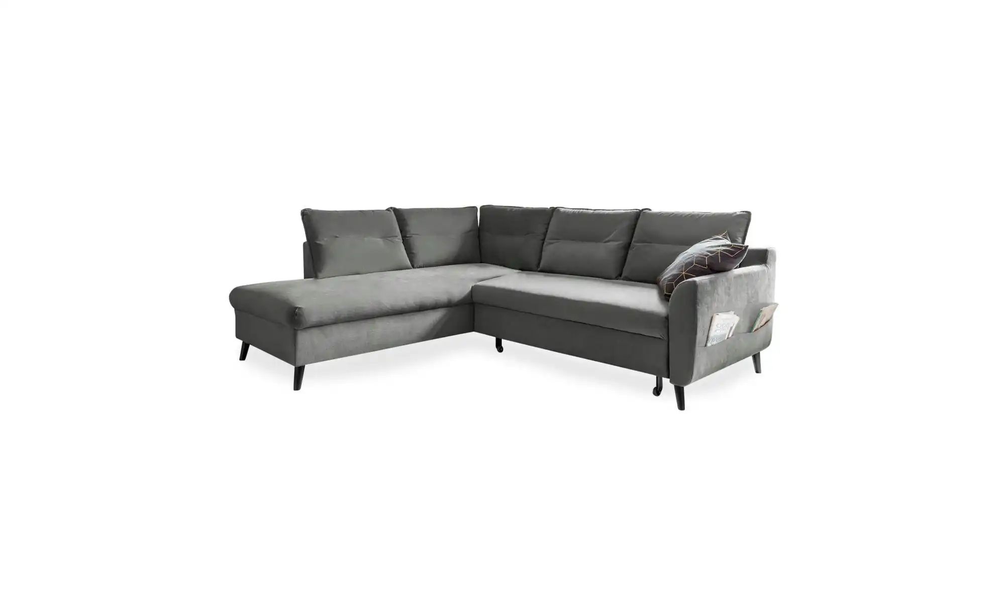 Miuform Ecksofa mit Schlaffunktion Stylish Stan ¦ grau ¦ Maße (cm): B: 228 günstig online kaufen