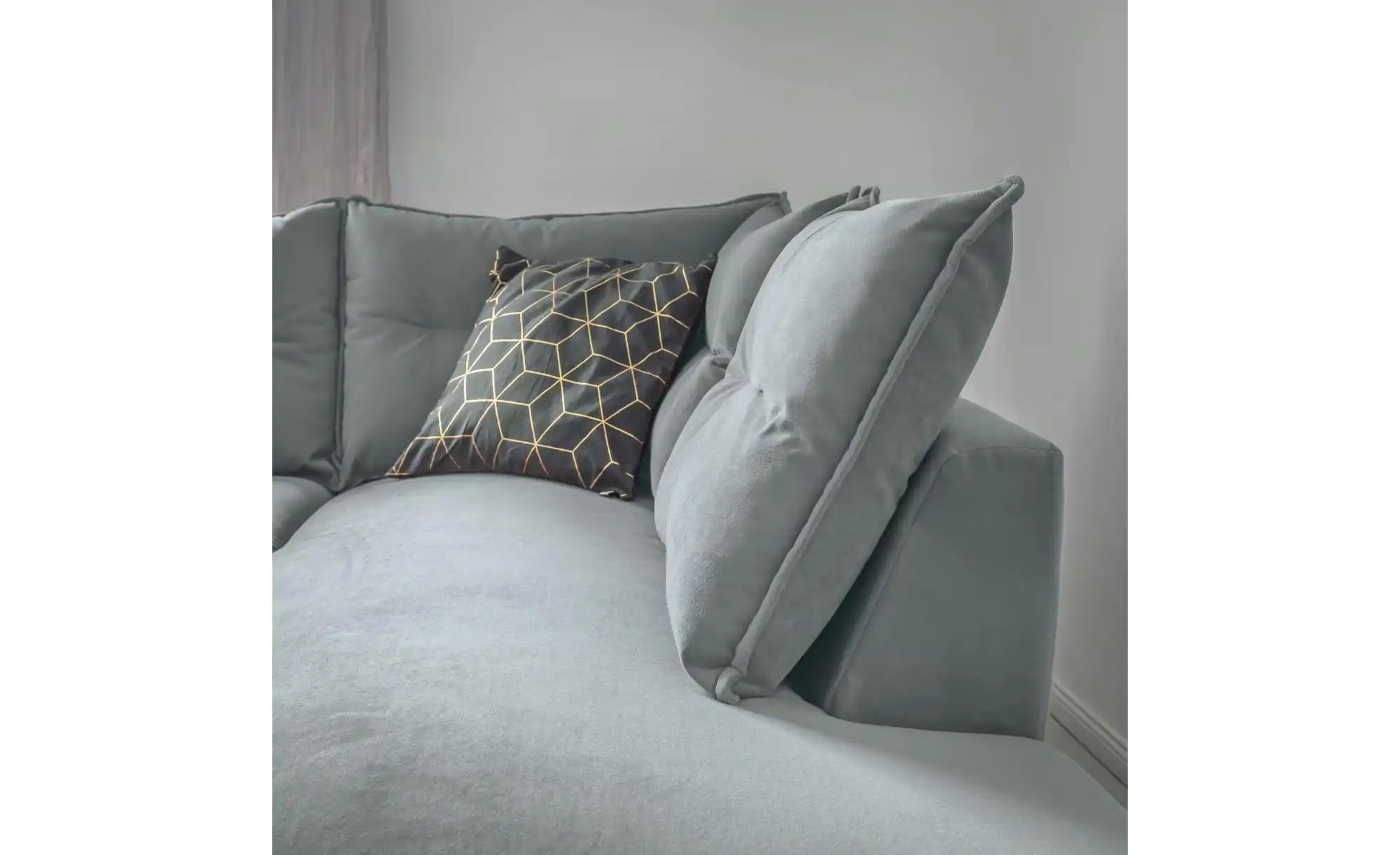 Miuform Ecksofa mit Schlaffunktion   ¦ blau ¦ Maße (cm): B: 228 H: 90 Polst günstig online kaufen