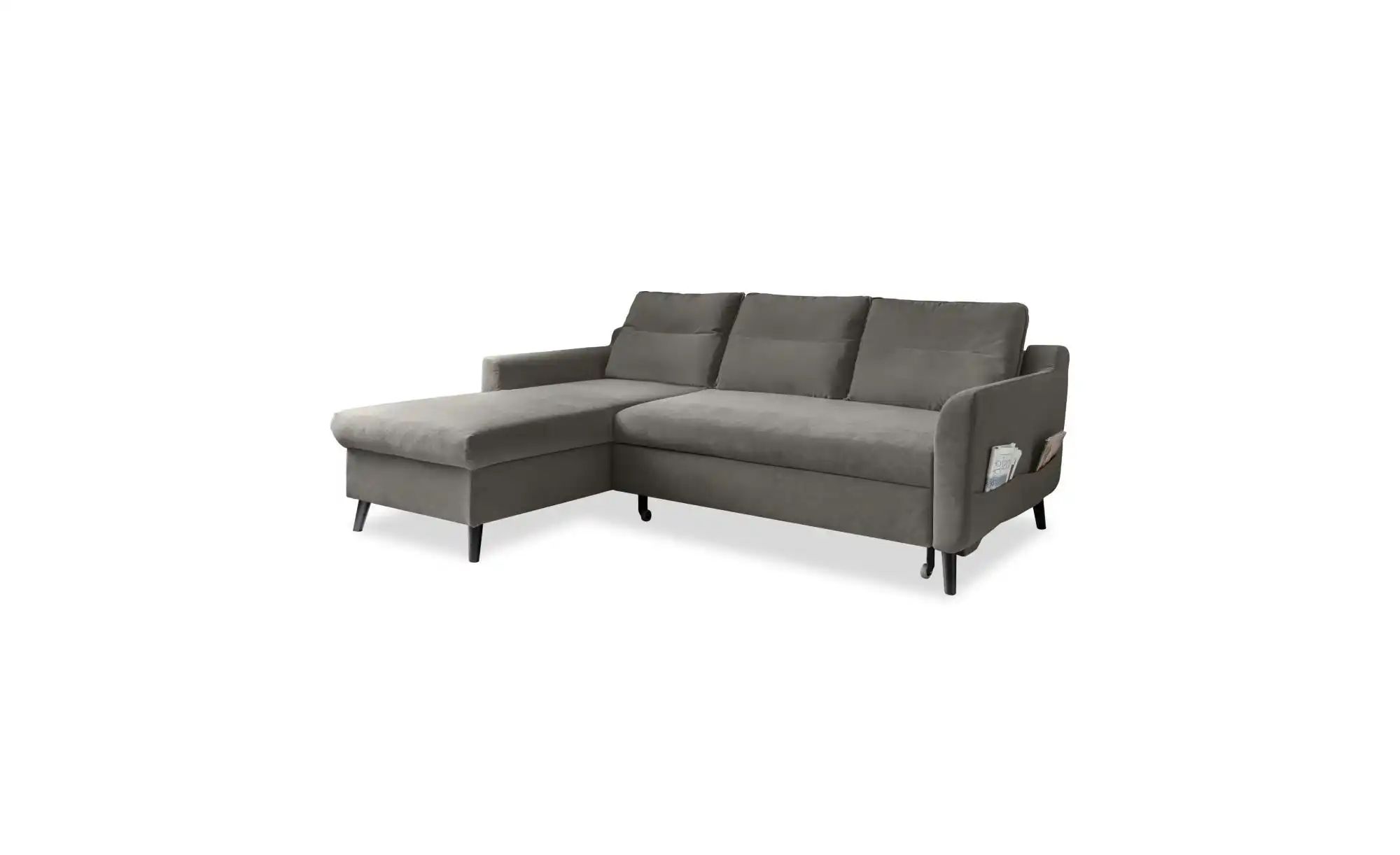Miuform Ecksofa mit Schlaffunktion Stylish Stan ¦ grau ¦ Maße (cm): B: 224 günstig online kaufen