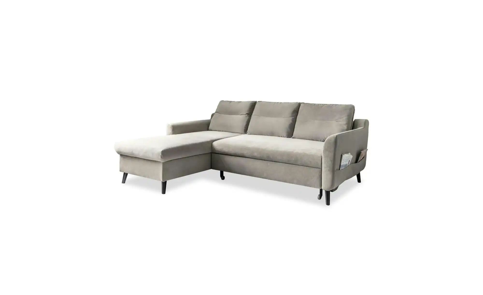 Miuform Ecksofa mit Schlaffunktion Stylish Stan ¦ beige ¦ Maße (cm): B: 224 günstig online kaufen