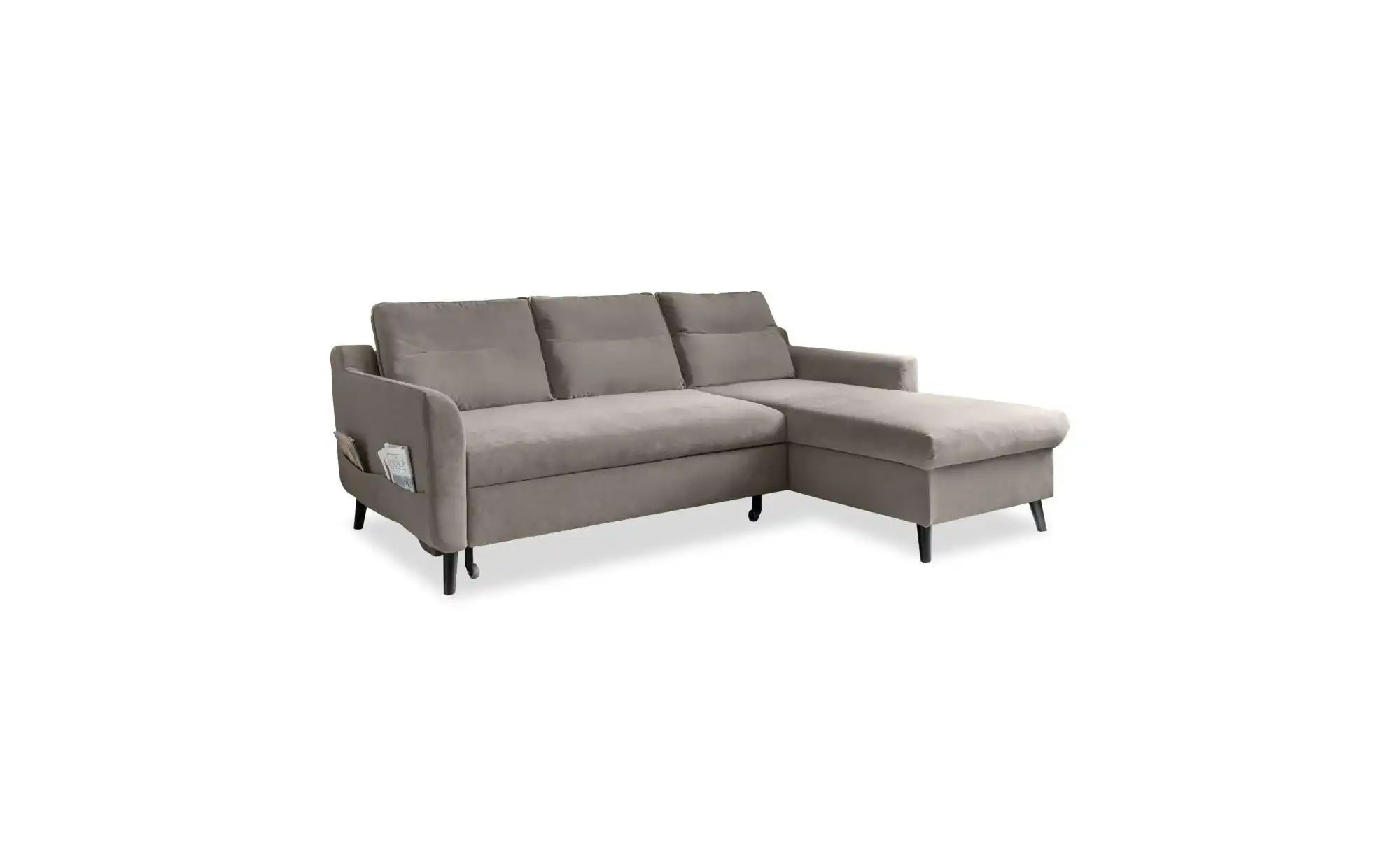 Miuform Ecksofa mit Schlaffunktion Stylish Stan ¦ beige ¦ Maße (cm): B: 224 günstig online kaufen
