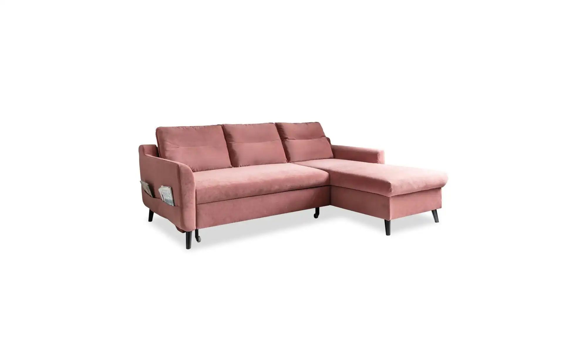 Miuform Ecksofa mit Schlaffunktion Stylish Stan ¦ rosa/pink ¦ Maße (cm): B: günstig online kaufen