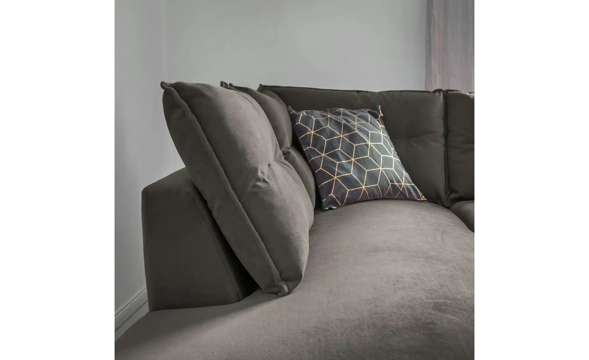 Miuform Ecksofa mit Schlaffunktion Stylish Stan ¦ grau ¦ Maße (cm): B: 228 günstig online kaufen