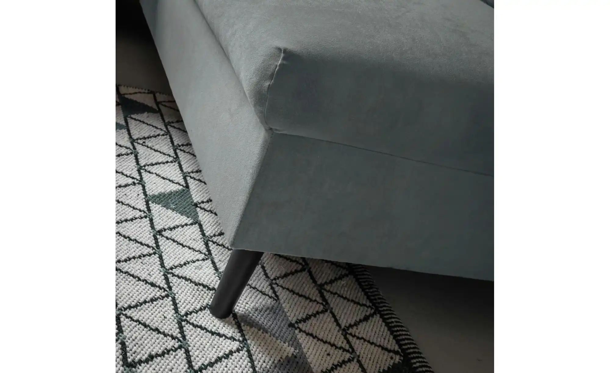 Thumbnail - Miuform Ecksofa mit Schlaffunktion Stylish Stan ¦ blau ¦ Maße (cm): B: 224 H: 90 Polstermöbel > Sofas > Ecksofas - Höffn...