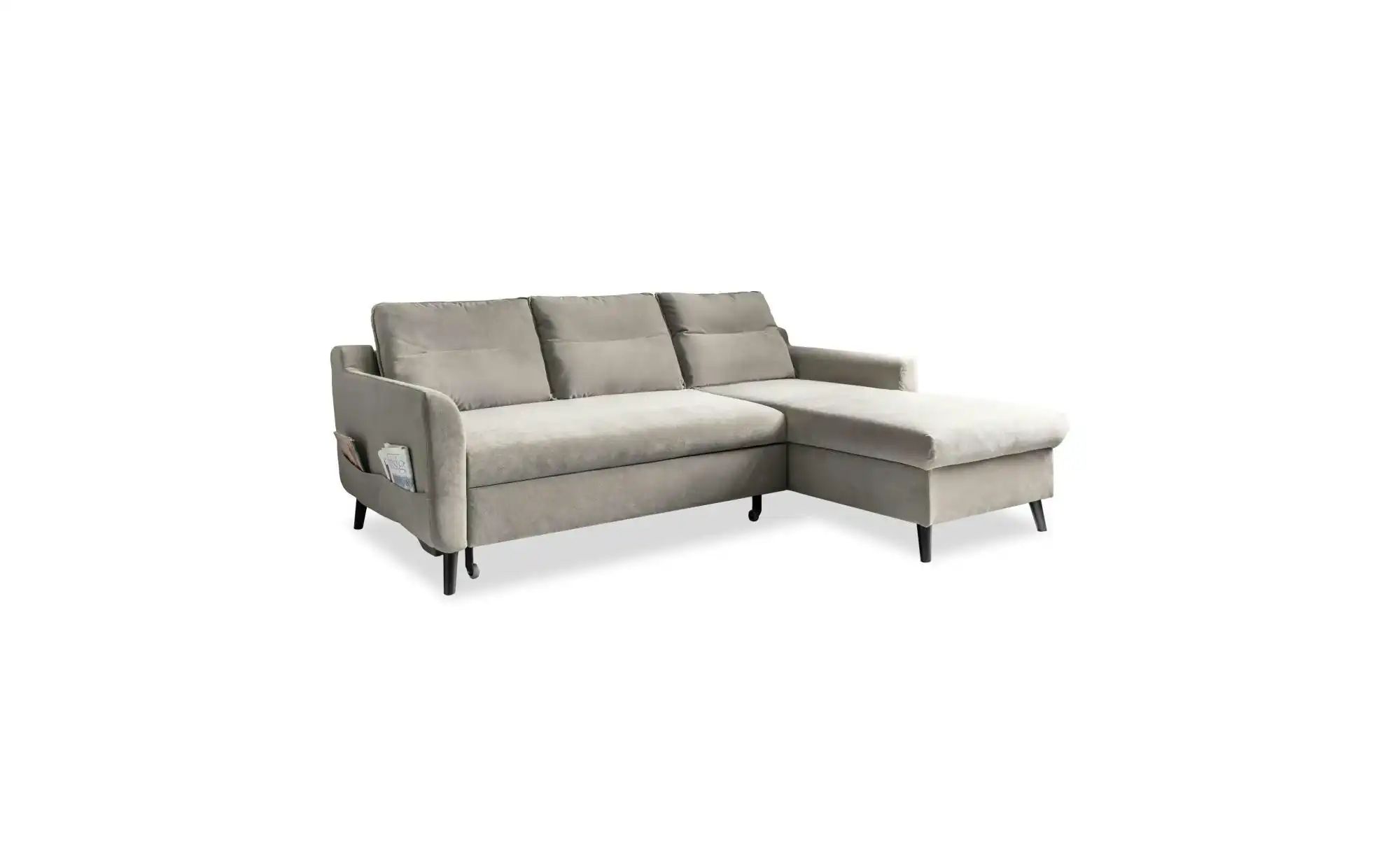 Miuform Ecksofa mit Schlaffunktion Stylish Stan ¦ beige ¦ Maße (cm): B: 224 günstig online kaufen