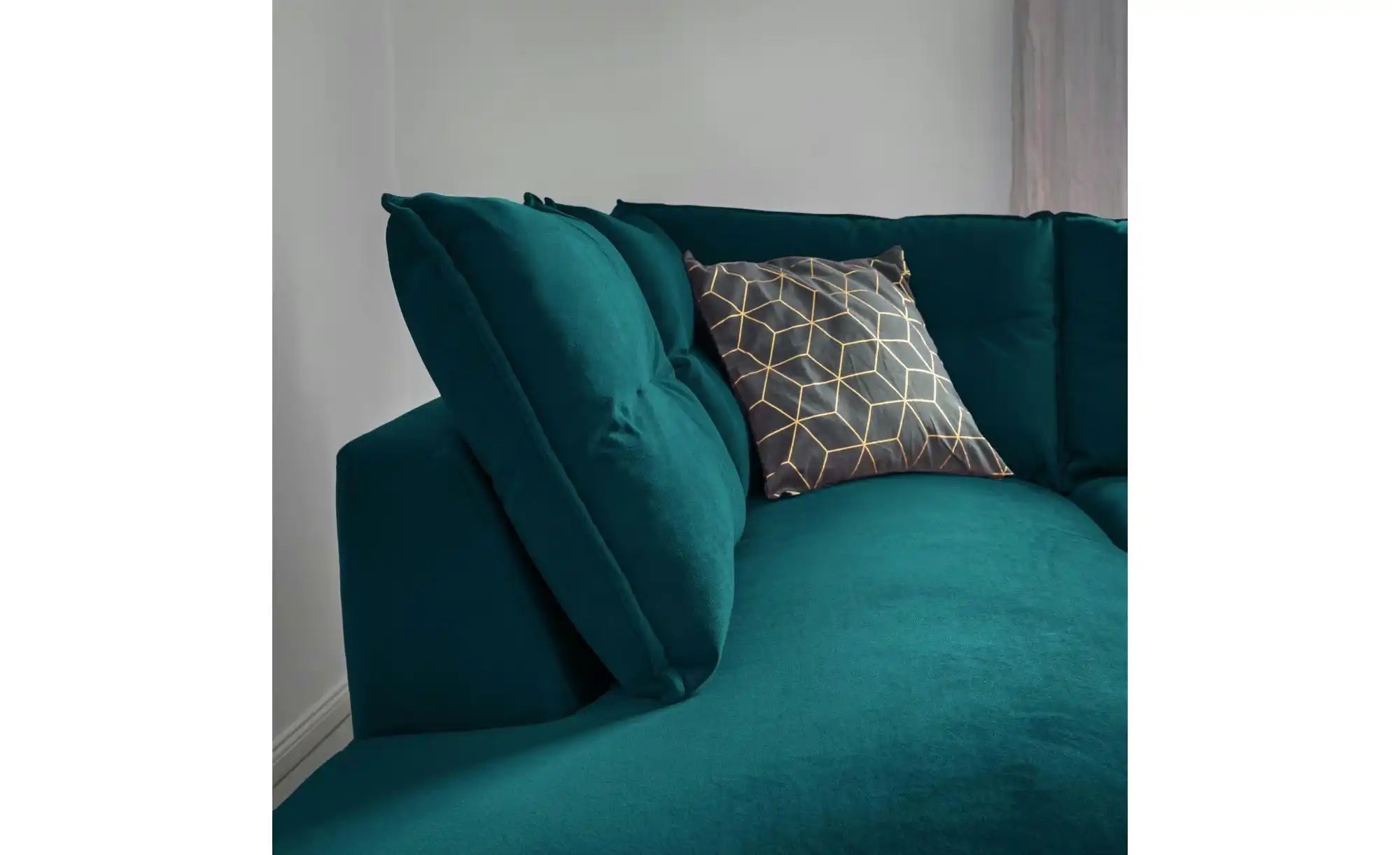 Miuform Ecksofa mit Schlaffunktion   ¦ türkis/petrol ¦ Maße (cm): B: 228 H: günstig online kaufen