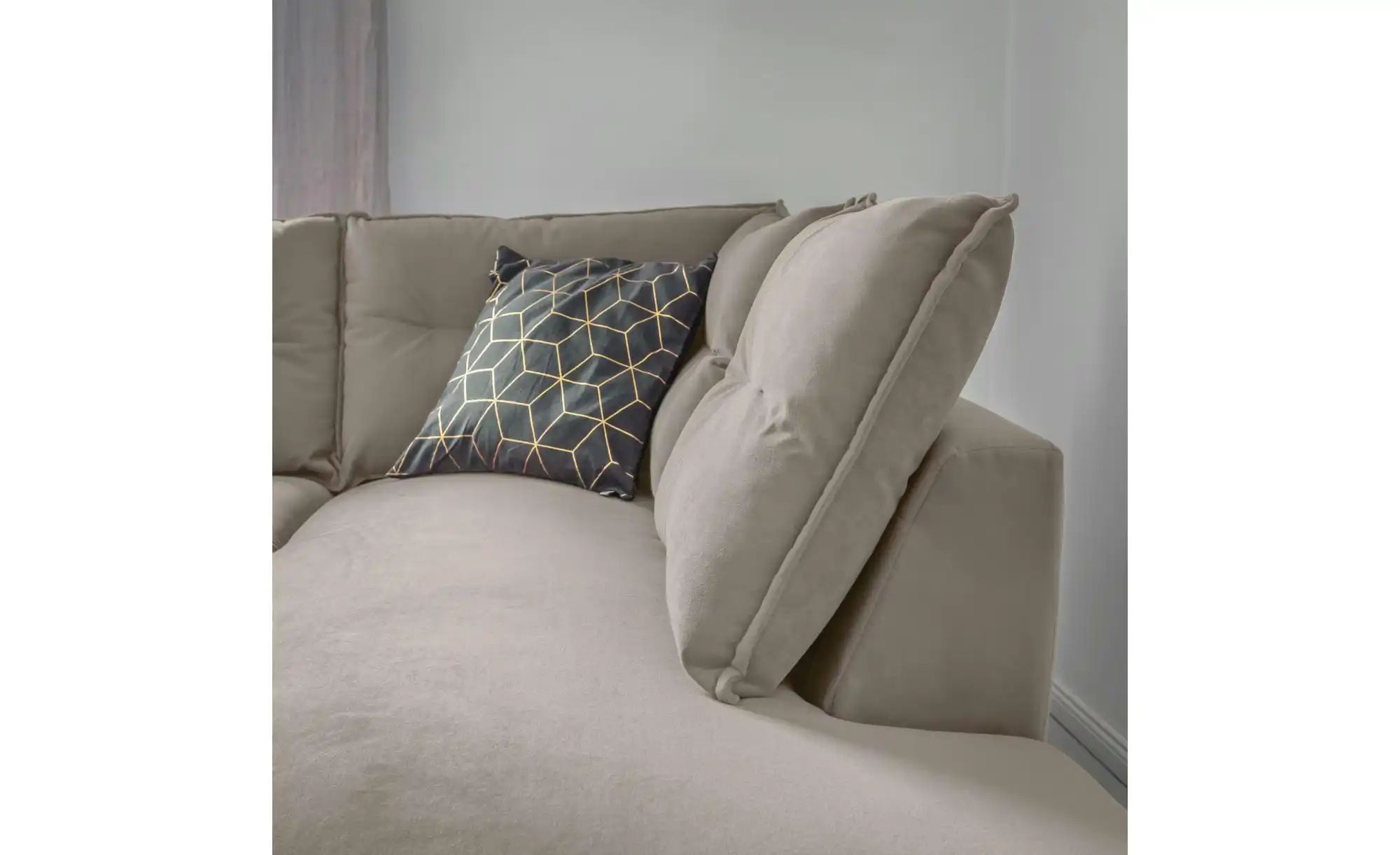 Thumbnail - Miuform Ecksofa mit Schlaffunktion Stylish Stan ¦ beige ¦ Maße (cm): B: 228 H: 90 Polstermöbel > Sofas > Ecksofas - Höff...