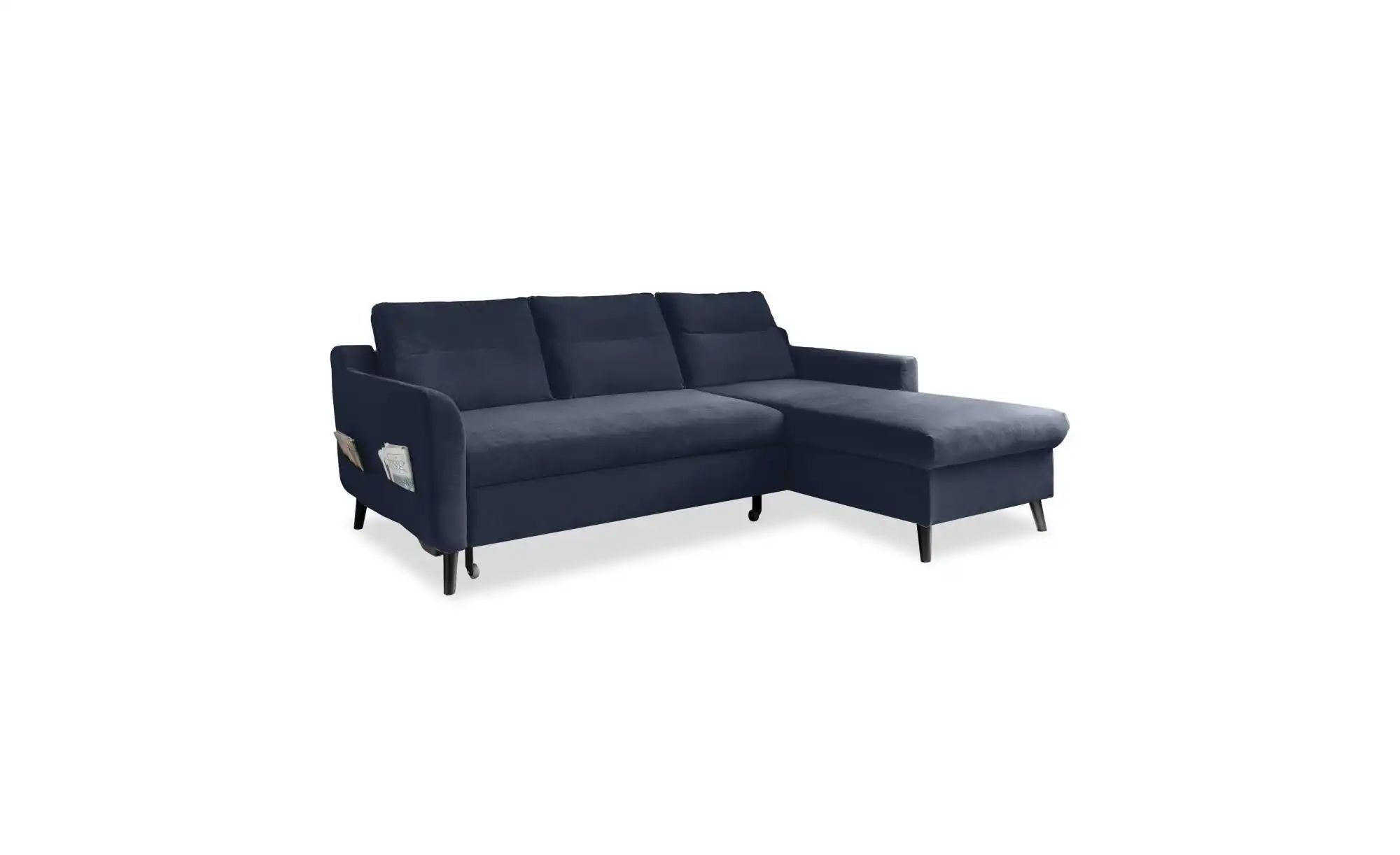 Miuform Ecksofa mit Schlaffunktion Stylish Stan ¦ blau ¦ Maße (cm): B: 224 günstig online kaufen