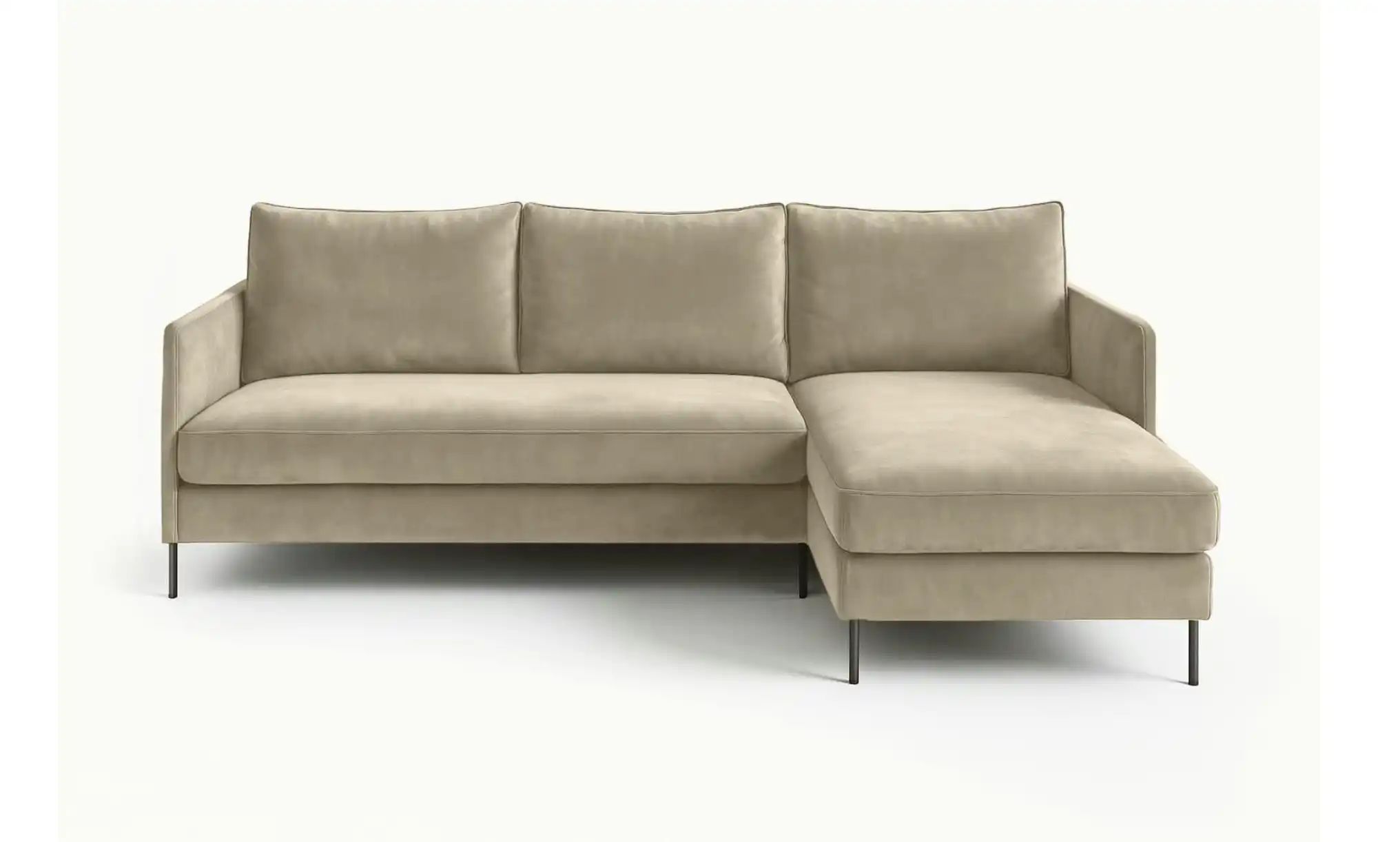 Ecksofa   ¦ beige ¦ Maße (cm): B: 216 H: 95 Polstermöbel > Sofas > Ecksofas günstig online kaufen